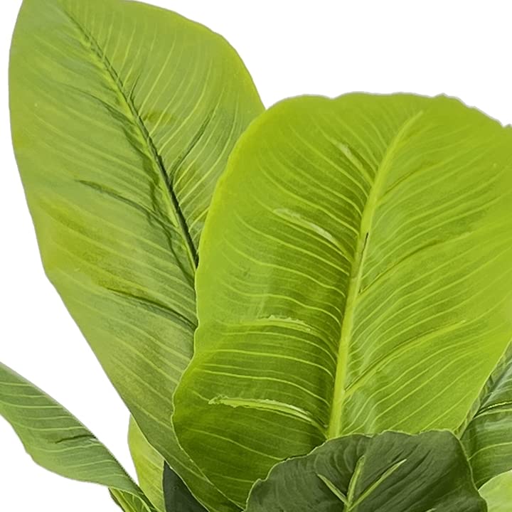 Realistic Faux Spathiphyllum Floor Plant - House of Silk Flowers - Perfect for Home Decor, Office, and Indoor Spaces
