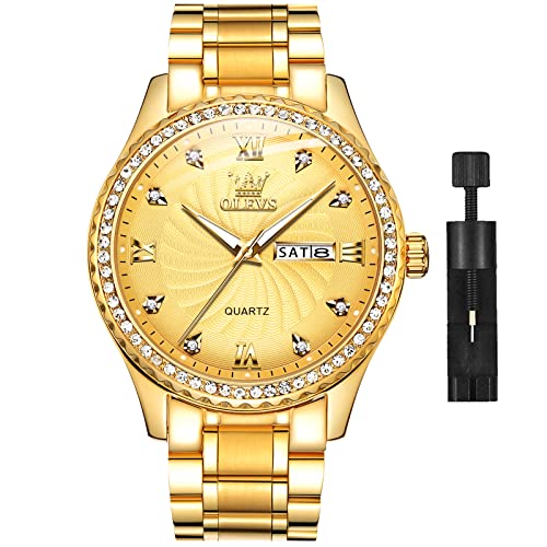 Big Dial Gold Men Watch