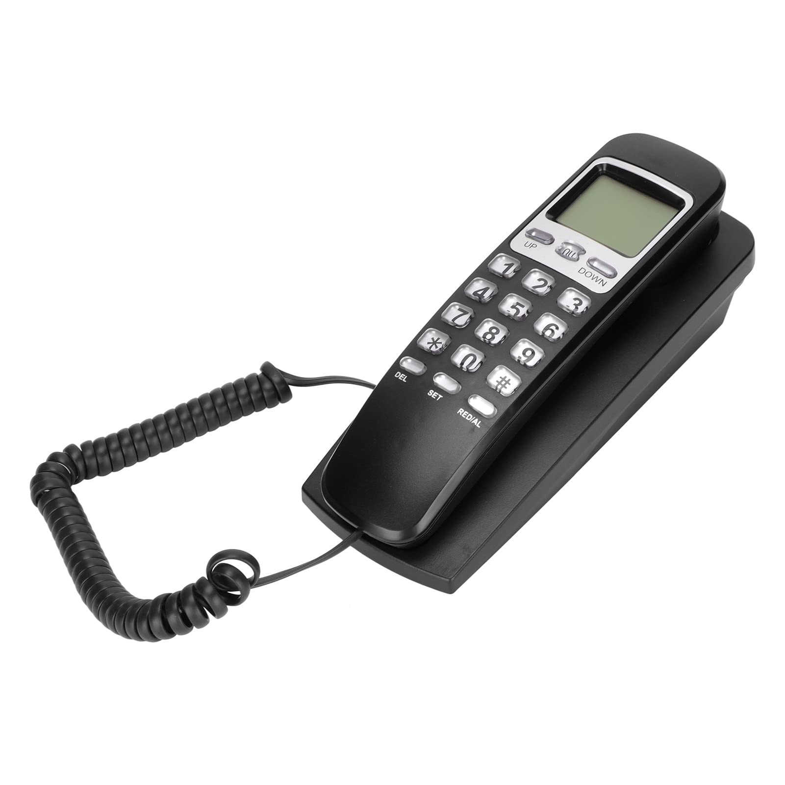 KXT777CID Corded Phone with Flash Feature - Ideal for Hotels, Offices & Home Use - Black