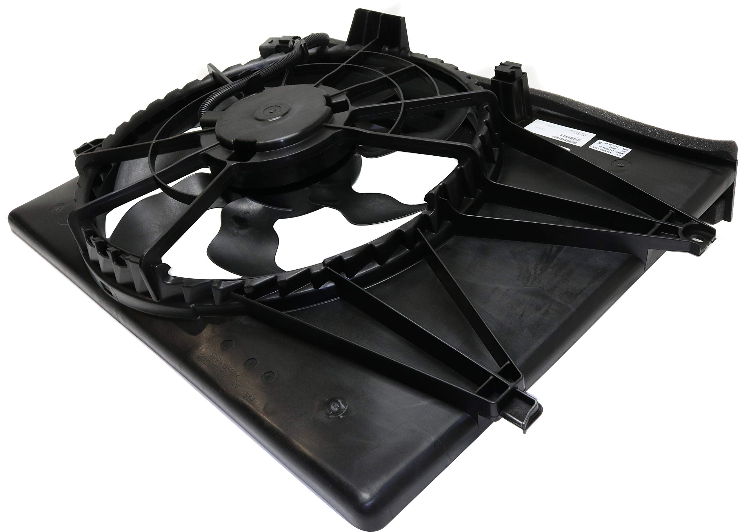 Evan-Fischer Radiator Fan Assembly Replacement for 2015-2018 Kia Sedona - Single Fan Cooling System Part - Perfect for Overheating Prevention & Summer Driving