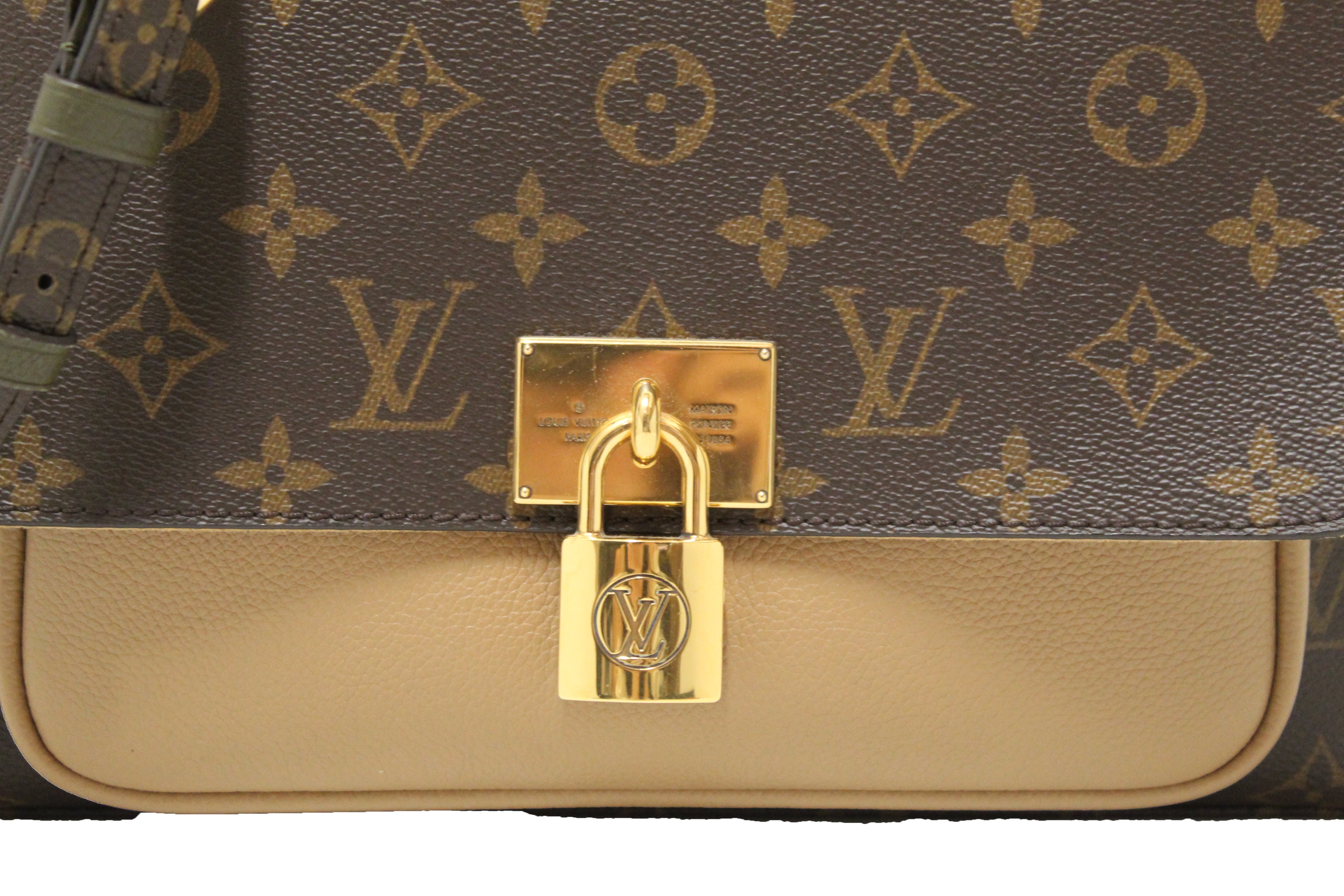 Authentic Louis Vuitton Monogram Marignan Sesame Bag - Luxury Crossbody Purse for Women, Perfect for Date Night & Travel Accessories