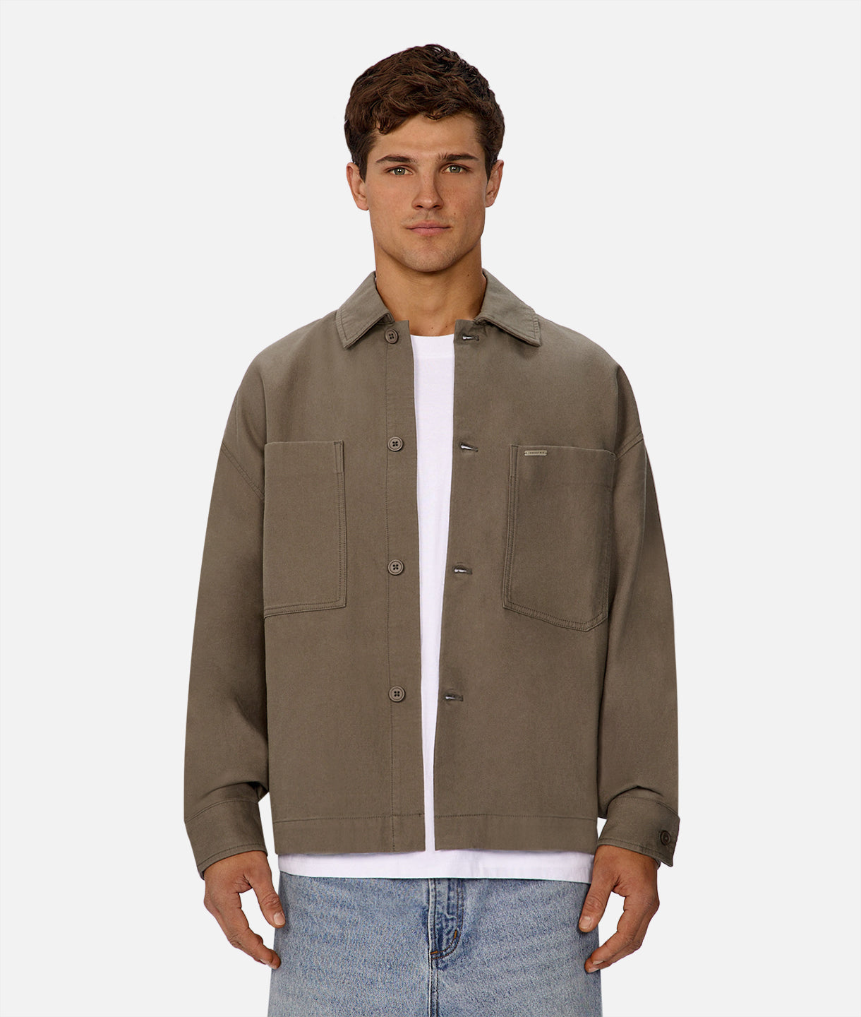 The Montauk Overshirt in Clover Green - Lightweight Casual Button-Up Shirt for Men | Perfect for Layering, Outdoor Adventures & Everyday Wear