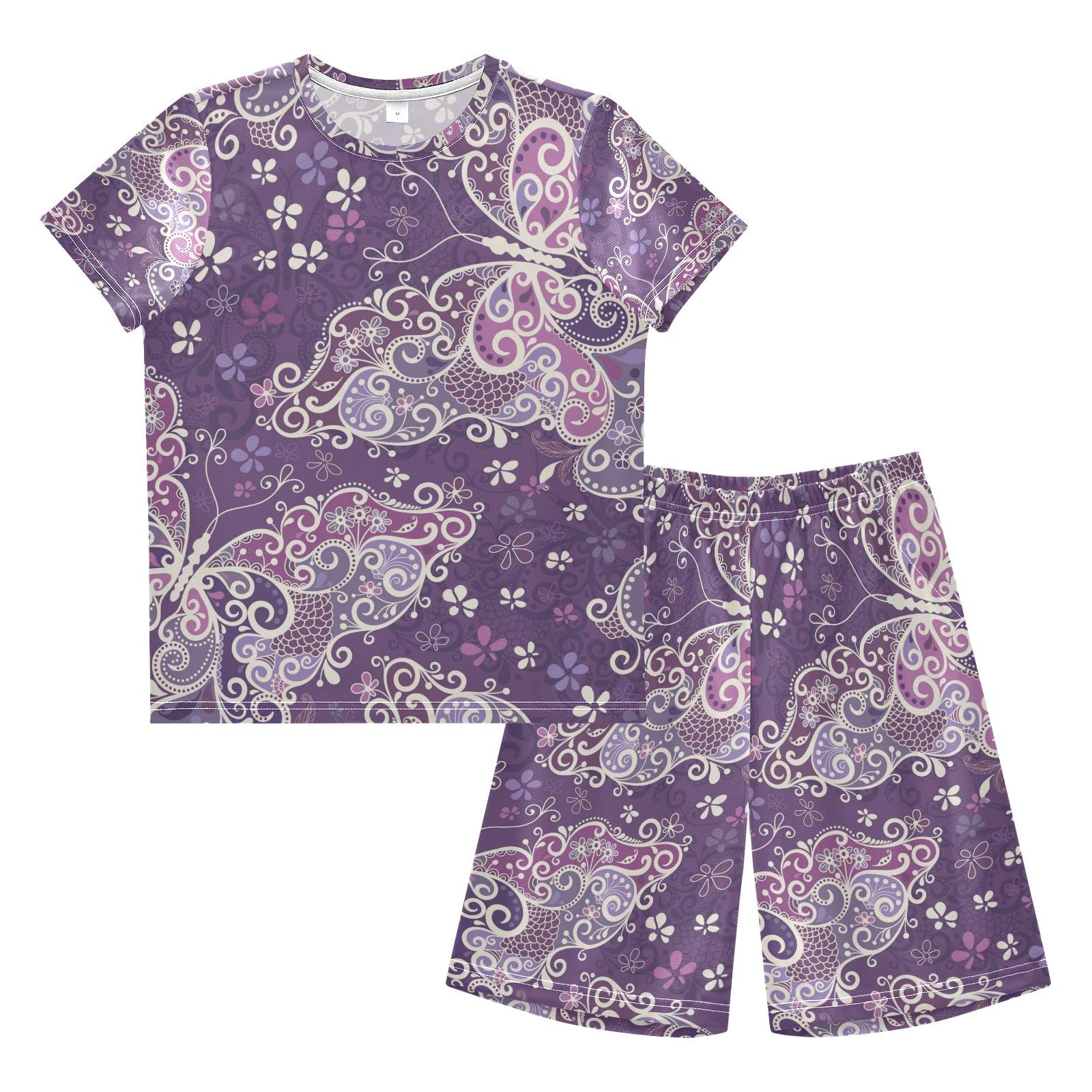 Boys' Summer Outfits - Night Sea Print Shirt & Shorts Set | Playwear for Kids & Toddlers | Beach Vacation, Outdoor Play & Casual Wear