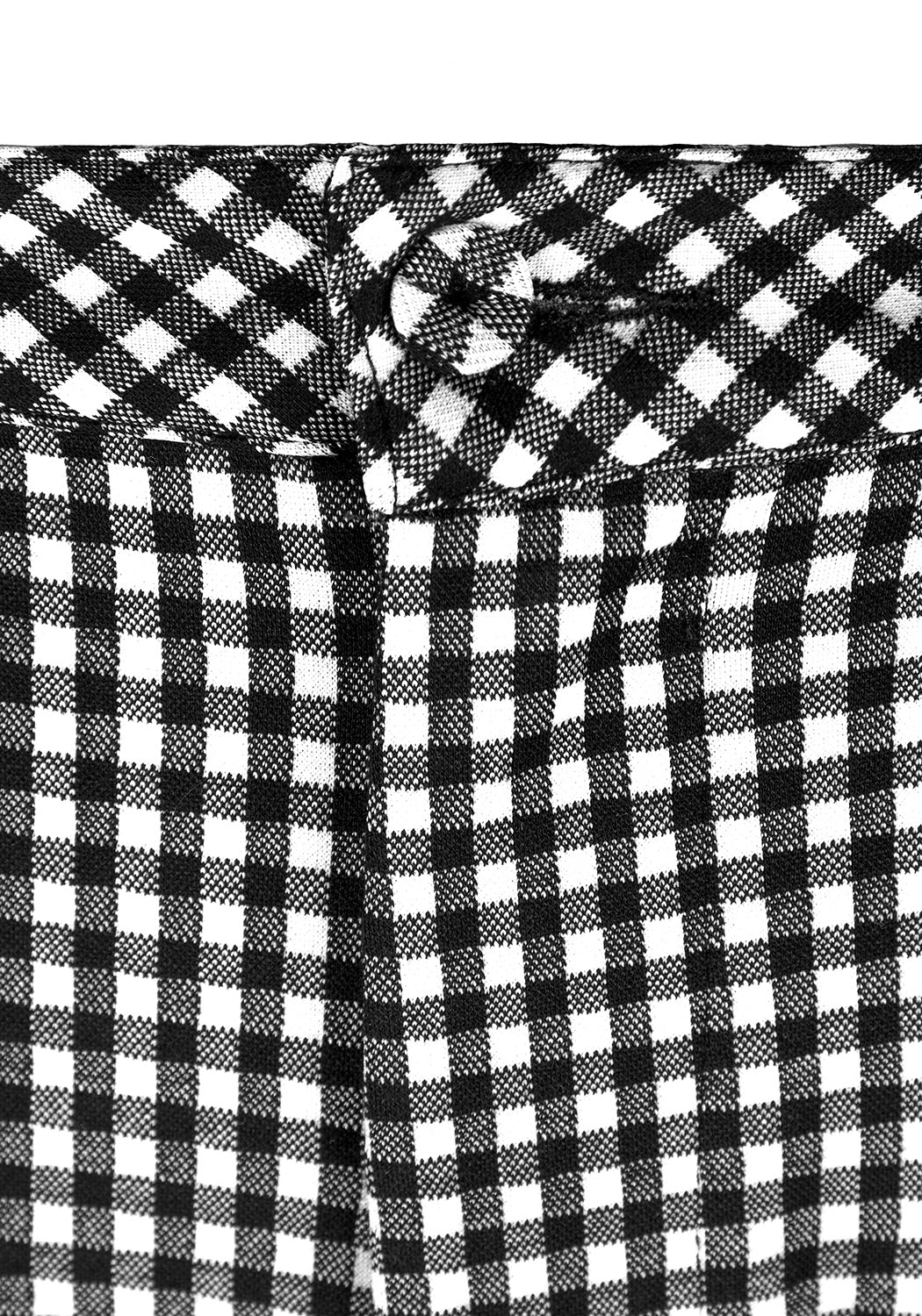 Martha Gingham Tapered Trousers for Women - High Waist Slim Fit Pants - Stylish Checkered Office Pants for Work & Casual Wear