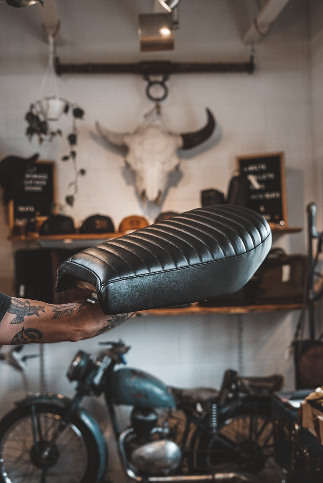 Premium Motorcycle Seat Reupholster Kit - High-Quality Vinyl & Foam Replacement for Comfort & Style - Perfect for Harley, Honda, Yamaha & More - DIY Upgrade for Long Rides & Custom Looks