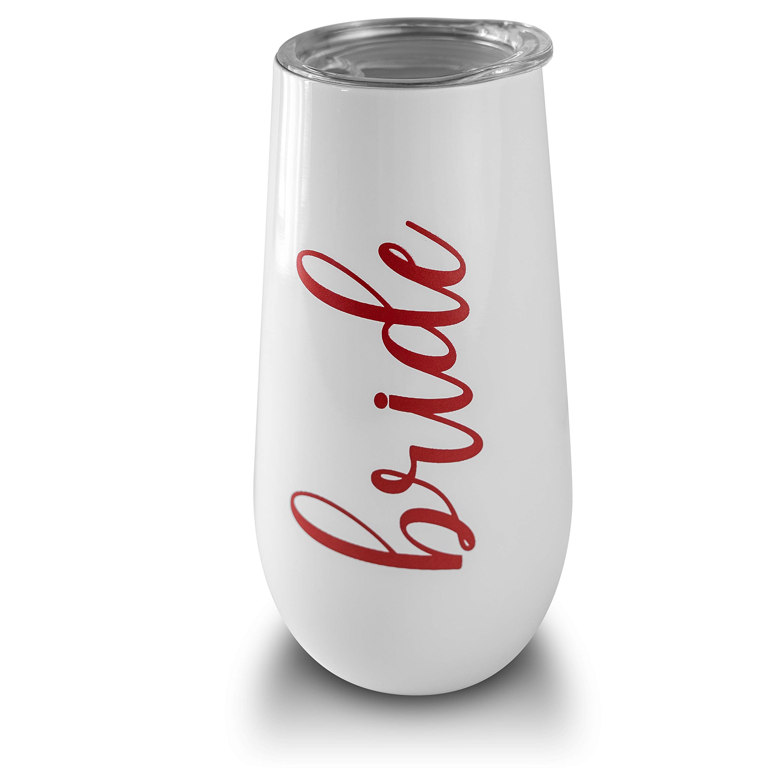 Bride Tumbler Cup - Personalized Bachelorette Party Gifts for Bride to Be - Wedding Shower Gift for Her - Insulated Wine Glass - Bridal Party Favors - Perfect for Bachelorette Parties, Bridal Showers & Wedding Celebrations