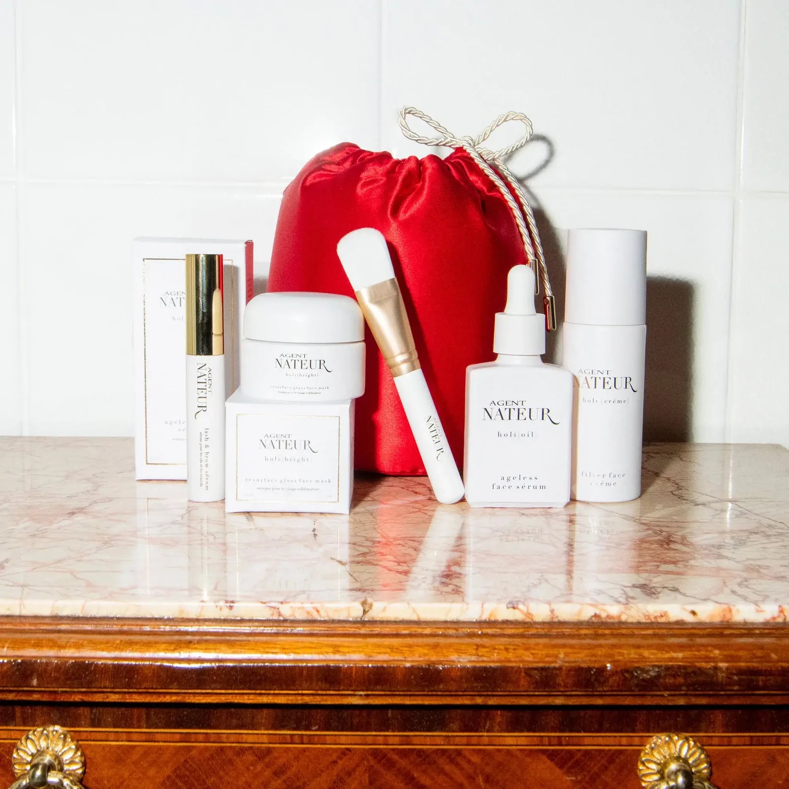 Limited Edition Agent Nateur x Zizi Donohoe Glowing Out Skincare Set - $725 Value | Luxury Skincare Routine for Radiant Skin at Home & Spa Days