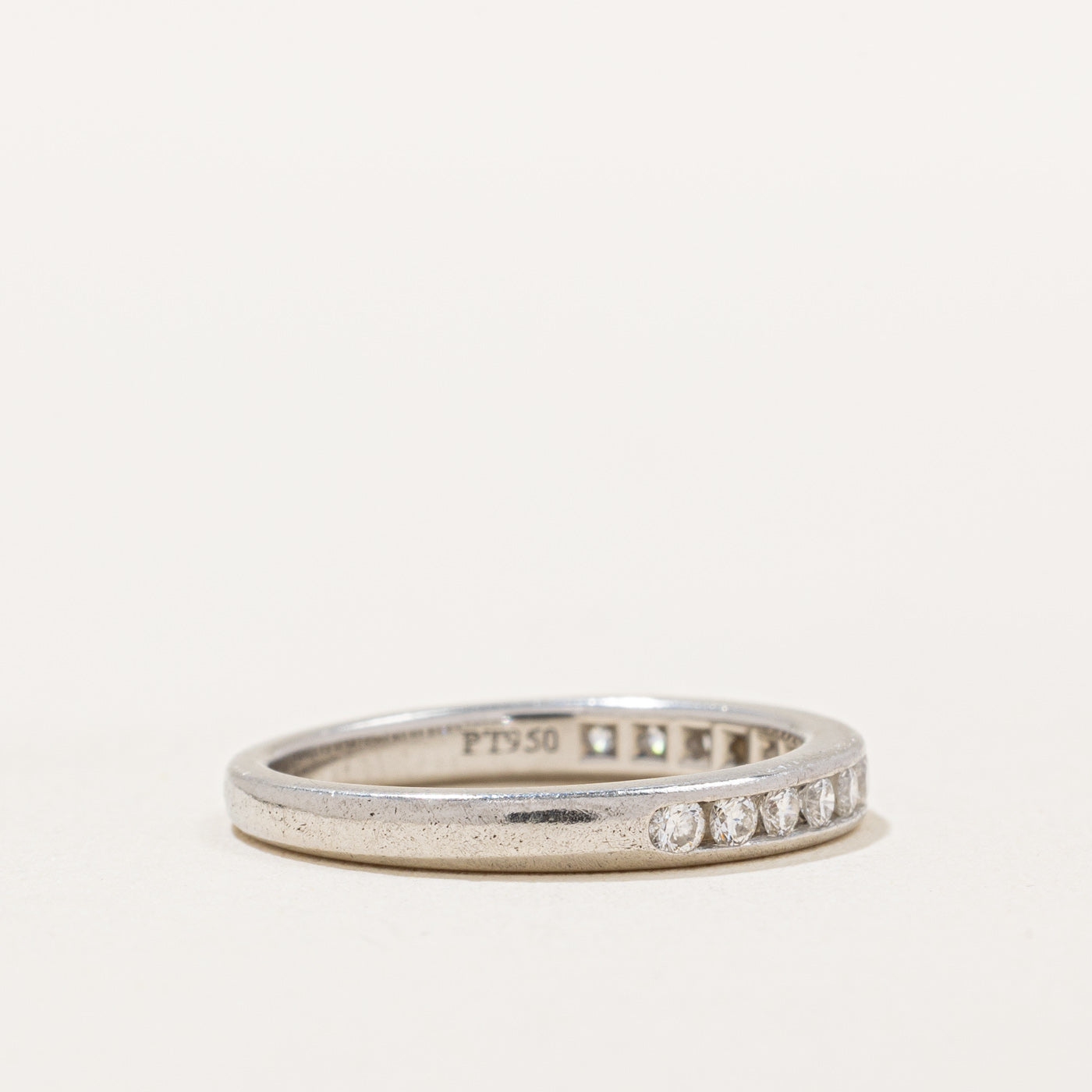 Channel Diamond Semi Eternity Band Ring | 0.20ctw | Size 3.5 | Wedding, Anniversary, Engagement Gift for Her | Perfect for Bridal Jewelry & Special Occasions