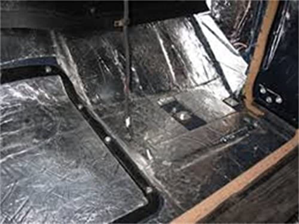 HushMat Custom Sound Deadening & Thermal Insulation Floor Pan Kit for 1970-1981 Camaro - Noise Reduction & Heat Barrier for Classic Car Restoration & Road Trip Comfort