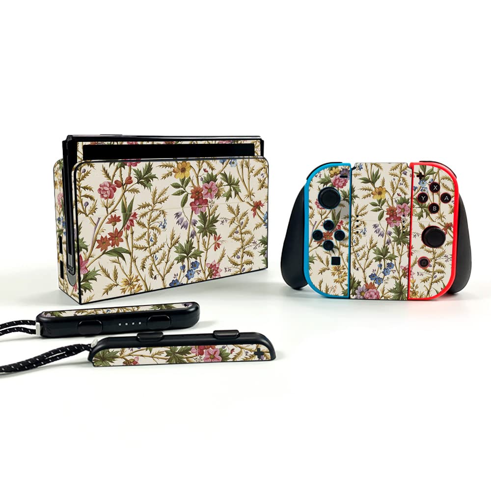 Nintendo Switch OLED Skin Wrap - Seaweed Design | Protective & Durable Vinyl Decal Cover | Easy to Apply & Remove | Made in USA | Perfect for Gaming Protection & Customization