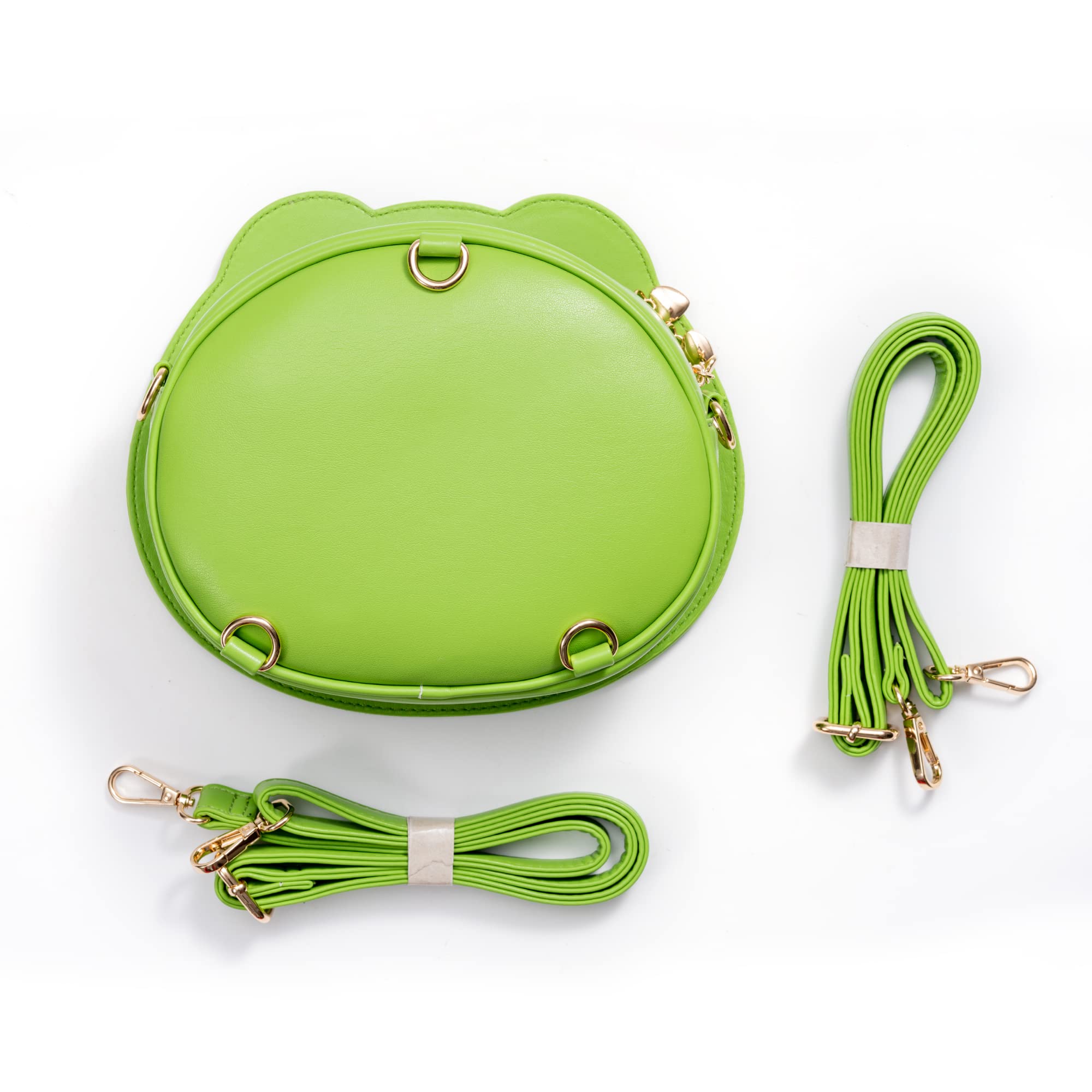 Elallin Cute Cartoon Frog Crossbody Bag for Women - Stylish Shoulder Purse & Backpack for Daily Use, Travel, School, and Shopping