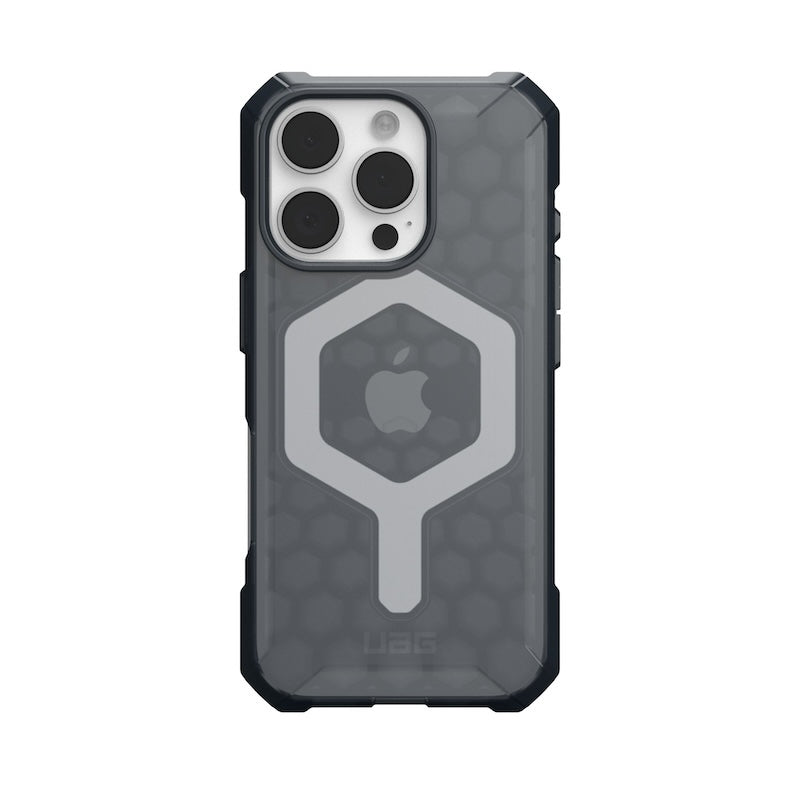 UAG Essential Armor Case for iPhone 16 Pro - Military-Grade Drop Protection, Slim Shockproof Cover (Gray) | Perfect for Outdoor Adventures & Daily Use