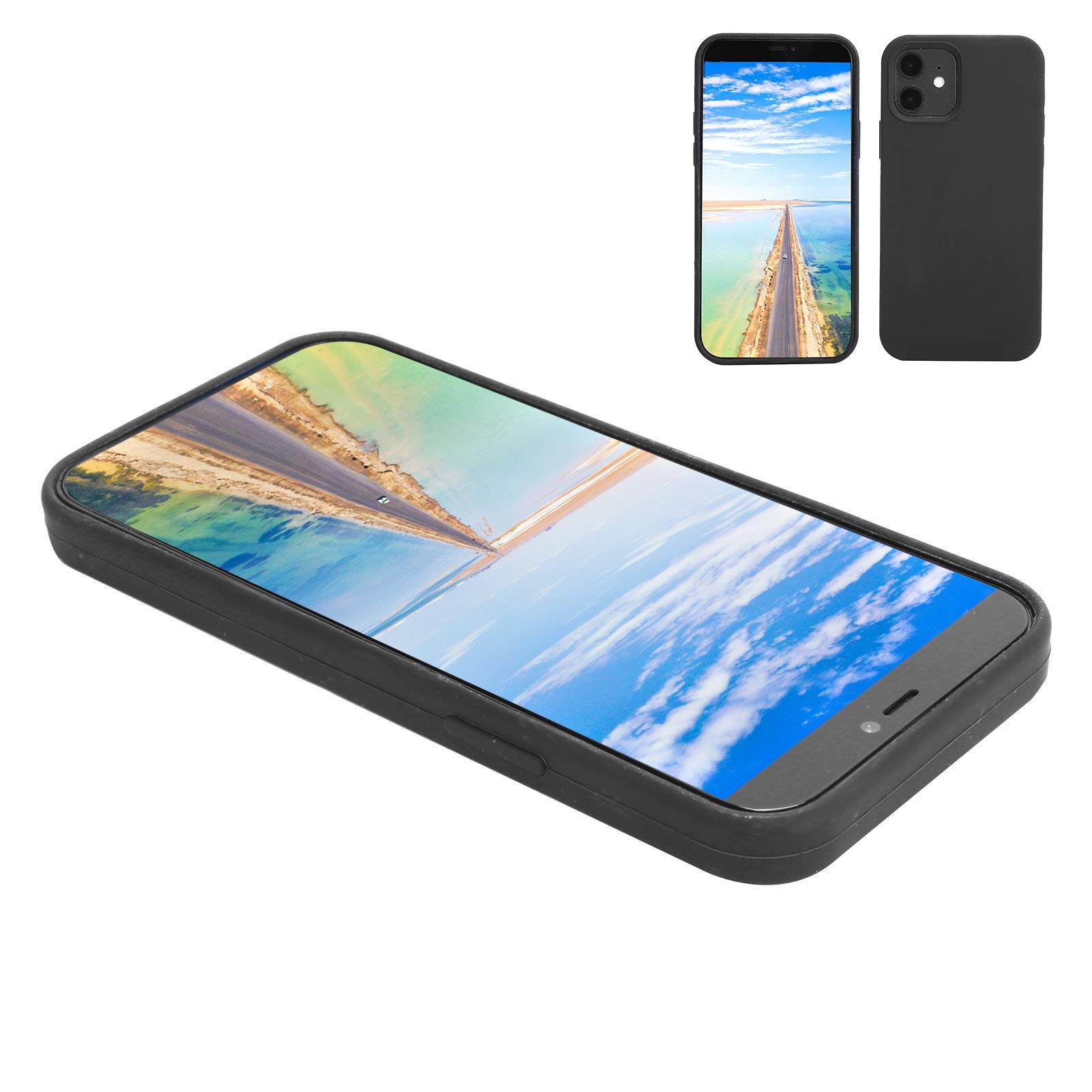 Shockproof iPhone 12 Mini Case - Soft Protective Phone Cover with Comfortable Grip | Slim Fit & Durable Design for Everyday Use | Perfect for Work, Travel & Outdoor Activities (Black)