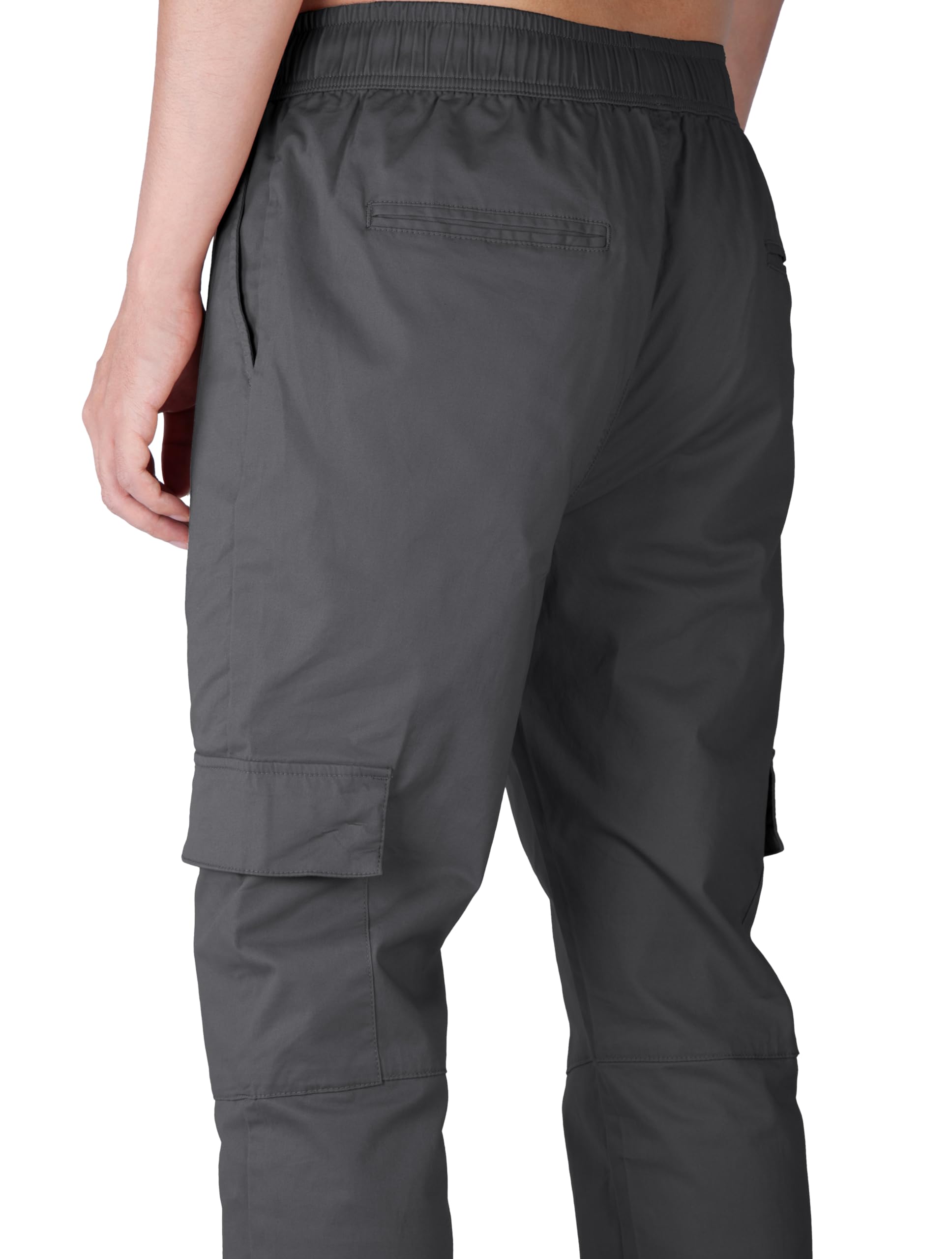 ITALYMORN Men's Slim Fit Cargo Jogger Pants with Deep Pockets - Comfortable Casual Workout & Hiking Pants for Everyday Wear | Gym, Travel & Outdoor Activities
