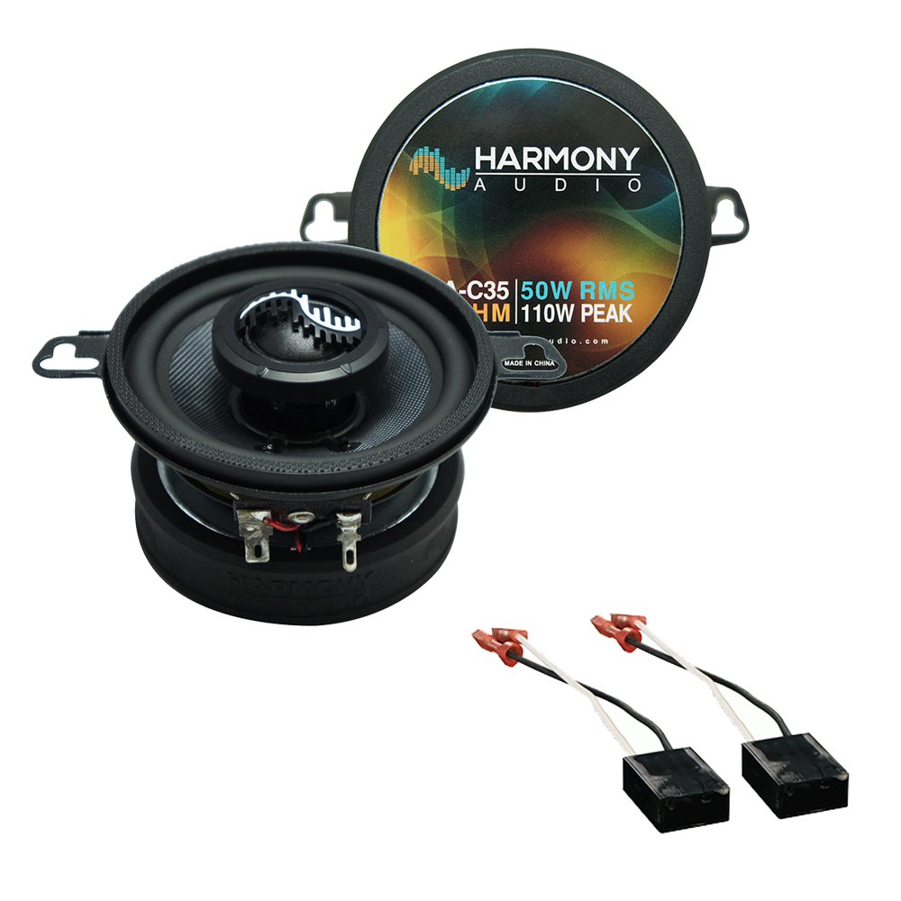 Premium HA-C35 Car Speakers - Direct Replacement for 1991-1994 Chevy Cavalier Front Dash | Harmony Audio Compatible | Enhanced Sound Quality for Music & Road Trips