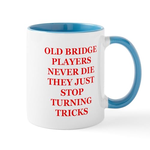 White/Blue Inside - Duplicate Bridge Mug