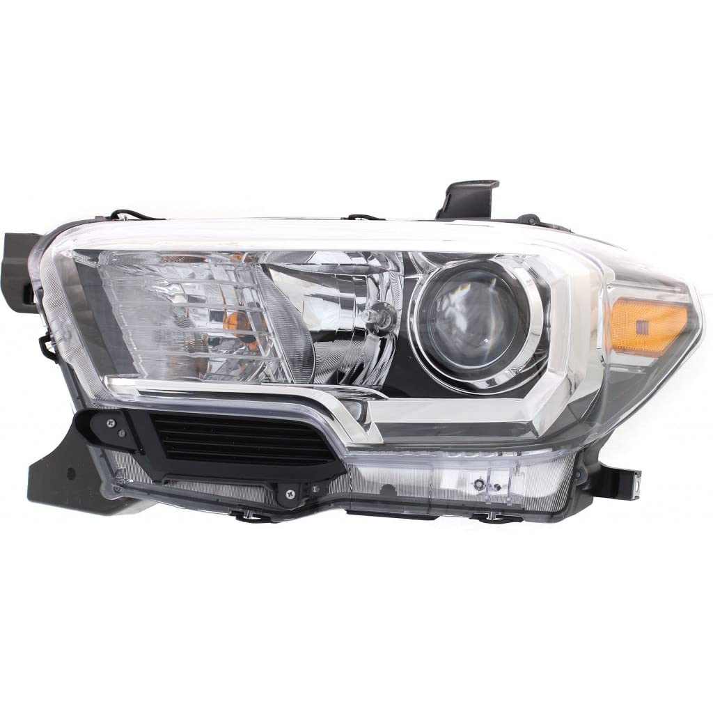 Toyota Tacoma Headlight Assembly 2016-2018 - Driver Side DOT Certified (Part# TO2502243) | CarLights360 | Replacement for Foggy/Broken Lights | Perfect for Night Driving & Off-Road Adventures