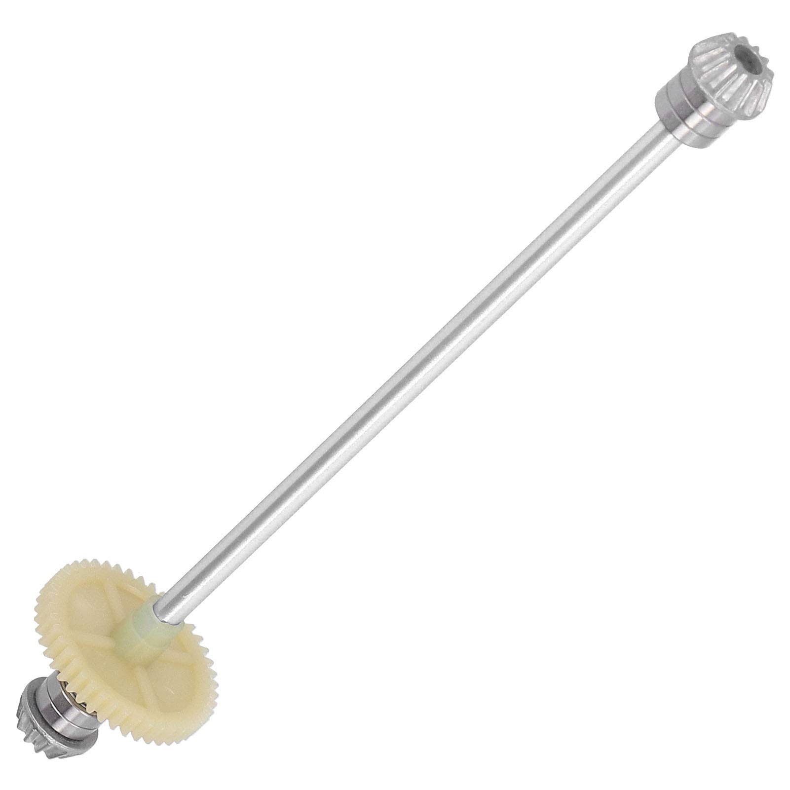 Keenso RC Car Central Drive Shaft Assembly - Silver Spare Part for Wltoys 1/14 144001 Model Car, Durable Central Axis Mechanism for Enhanced Performance in RC Racing and Off-Road Adventures