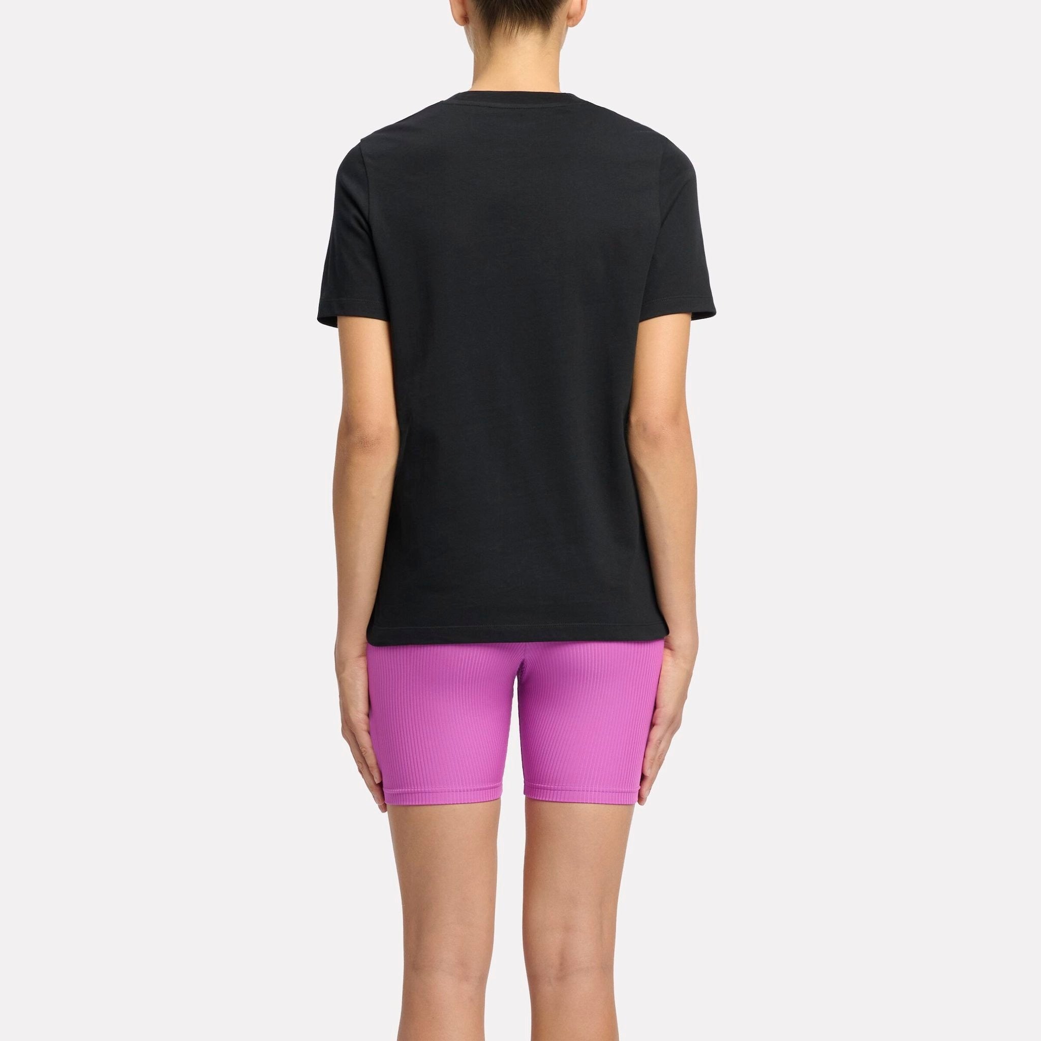 Reebok Identity Big Logo T-Shirt for Men - Black, Purple & Electric Amber - Casual Streetwear & Gym Wear