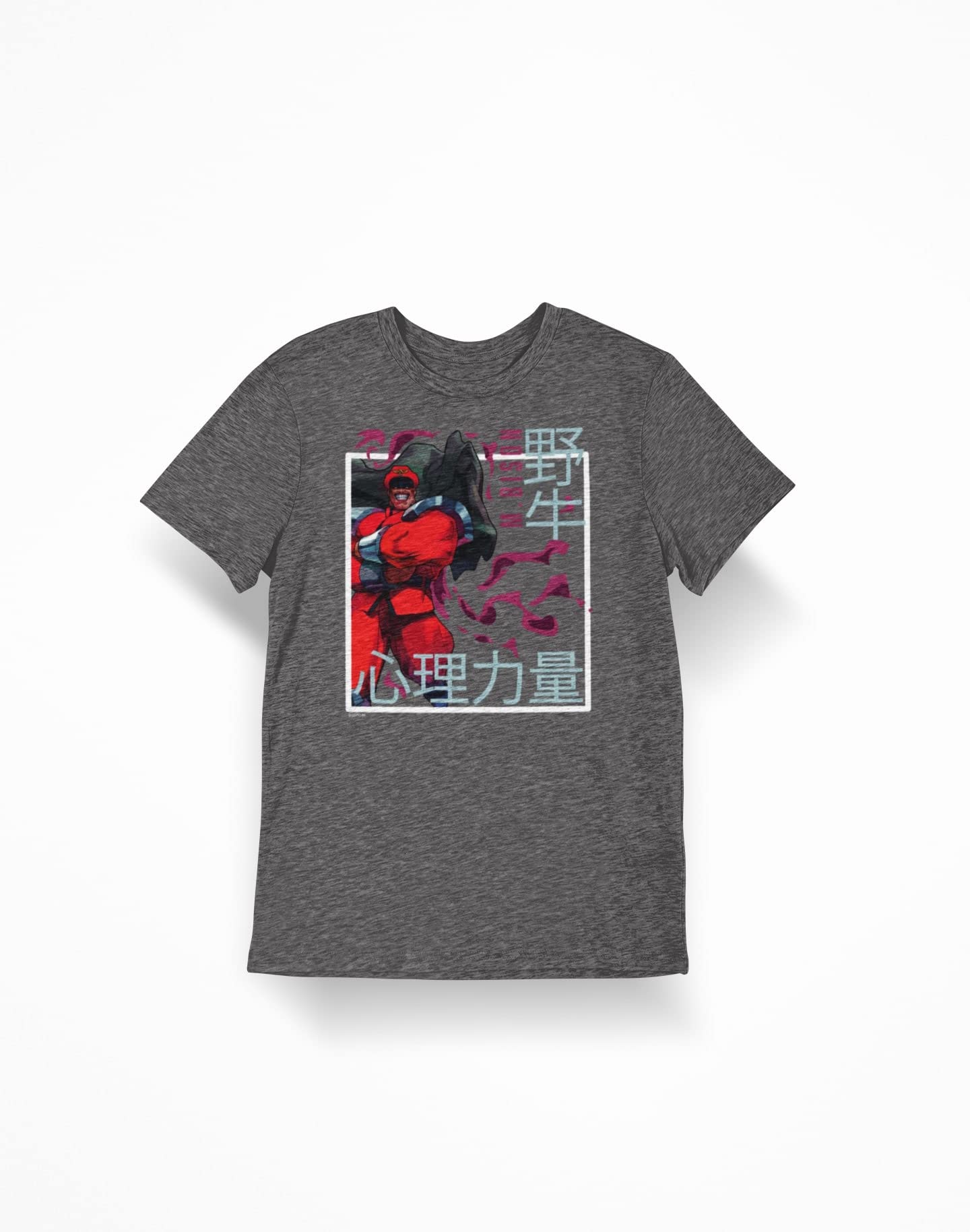 Street Fighter M. Bison Graphic T-Shirt - Vintage Gaming Tee for Men - Perfect for Cosplay, Conventions & Casual Wear