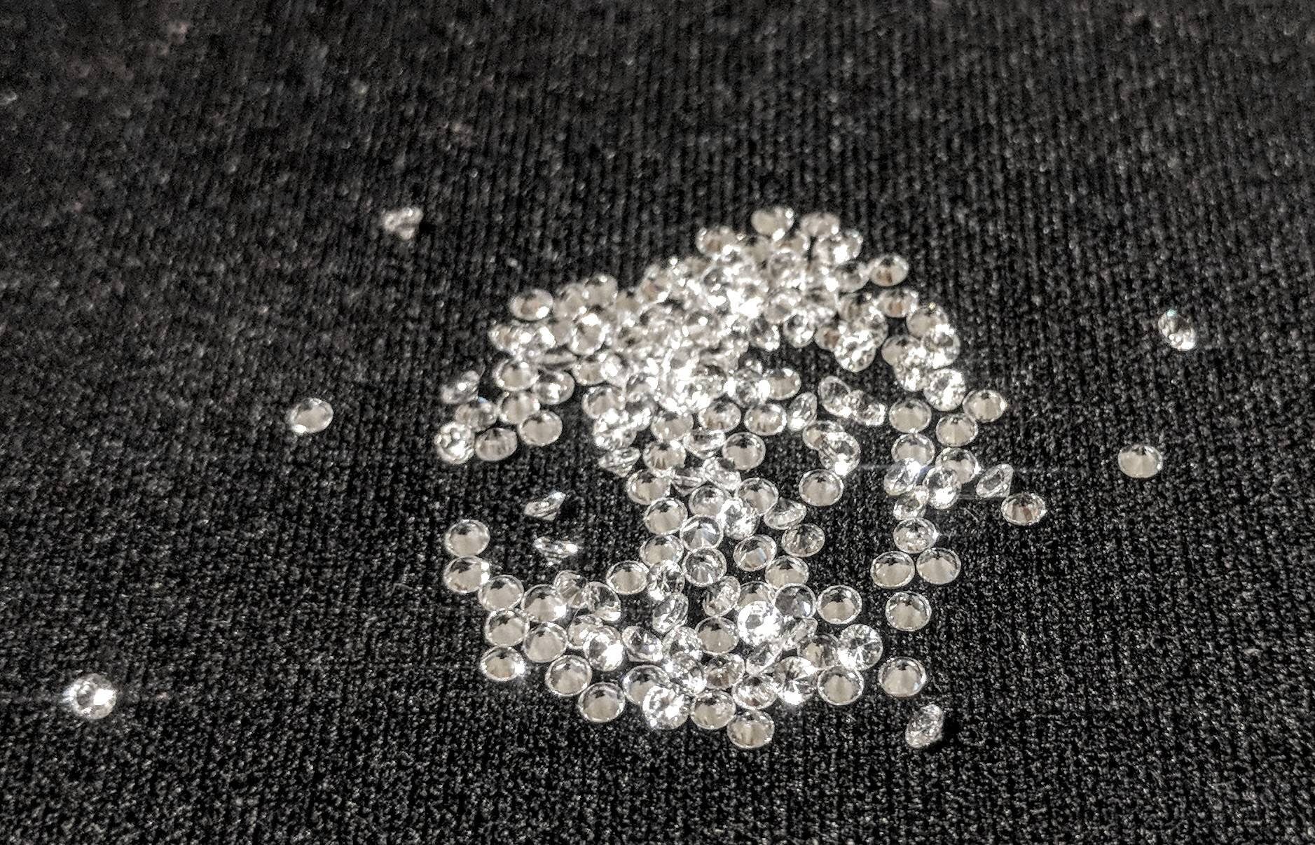 Wholesale Natural White Clear Sapphire 3.5mm Round VVS Loose Stone - September Birthstone, Diamond Alternative for Jewelry Making & Engagement Rings