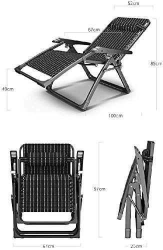 Portable Folding Lounge Chair for Camping, Beach, Office & Home - Adjustable Sun Lounger with Armrests - Perfect for Outdoor Relaxation, Napping, Lunch Breaks & Travel