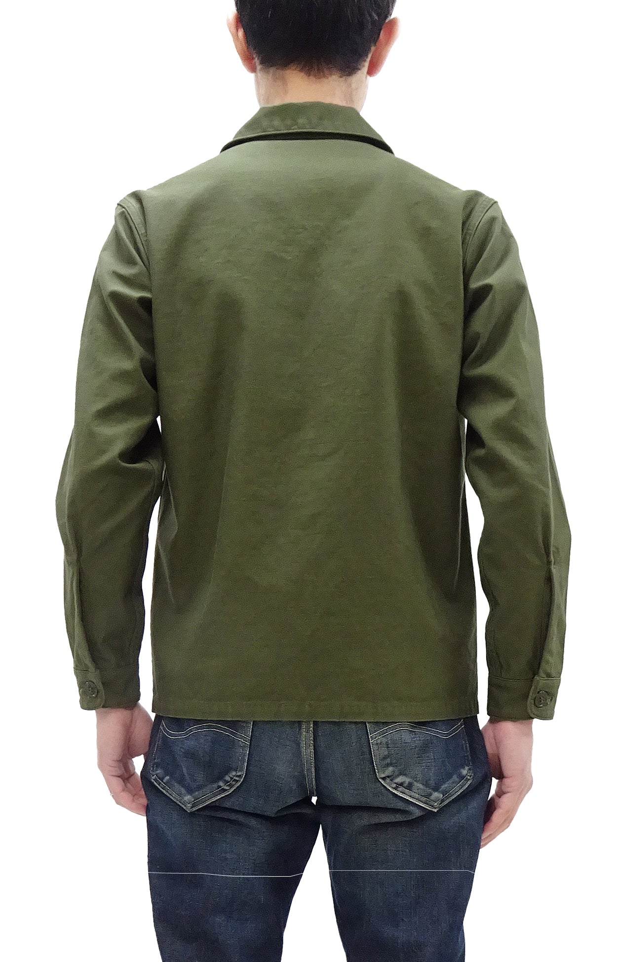 TOYS McCOY Men's Vintage Military Long Sleeve Shirt - U.S. Army OG 107 Utility Shirt Reproduction (TMS2504) in Olive Green | Perfect for Outdoor Adventures, Reenactments & Casual Wear