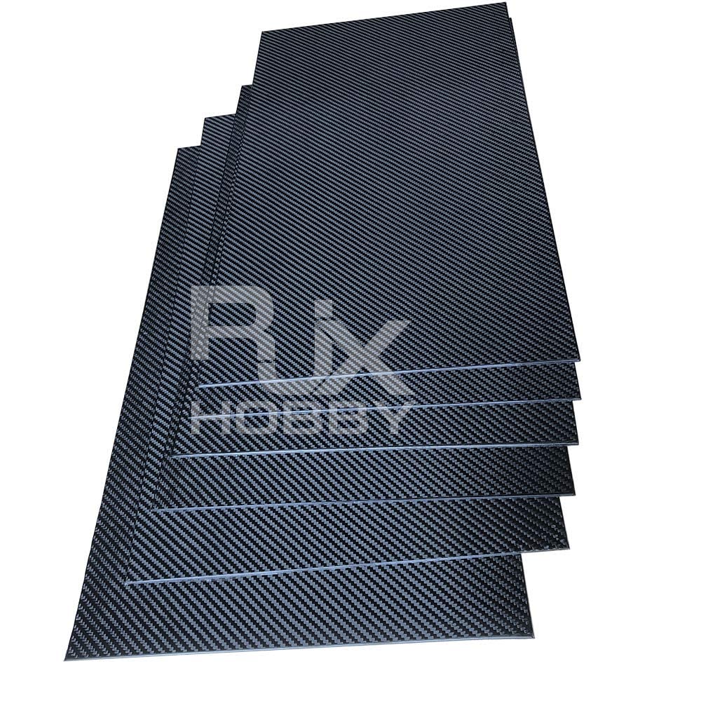 3K Full Carbon Fiber Plate 500x400x2mm - Matte Surface, High Strength & Lightweight for DIY, Automotive, Aerospace, and Marine Applications