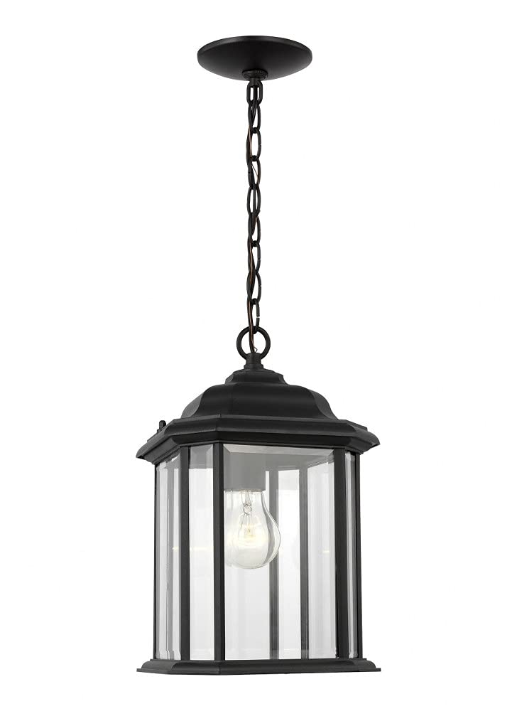 Generation Lighting 60031-12 Modern Outdoor Pendant Light - Weatherproof Hanging Fixture for Porch, Patio & Garden Decor