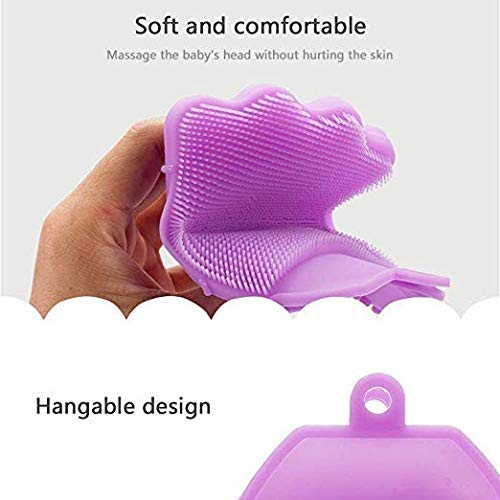 Wolblix Soft Silicone Shower Brush - Exfoliating Bath Glove for Sensitive Skin & All Skin Types, SPA Massage Scrubber & Body Cleanser - Perfect for Shower, Bath & Home Spa Relaxation