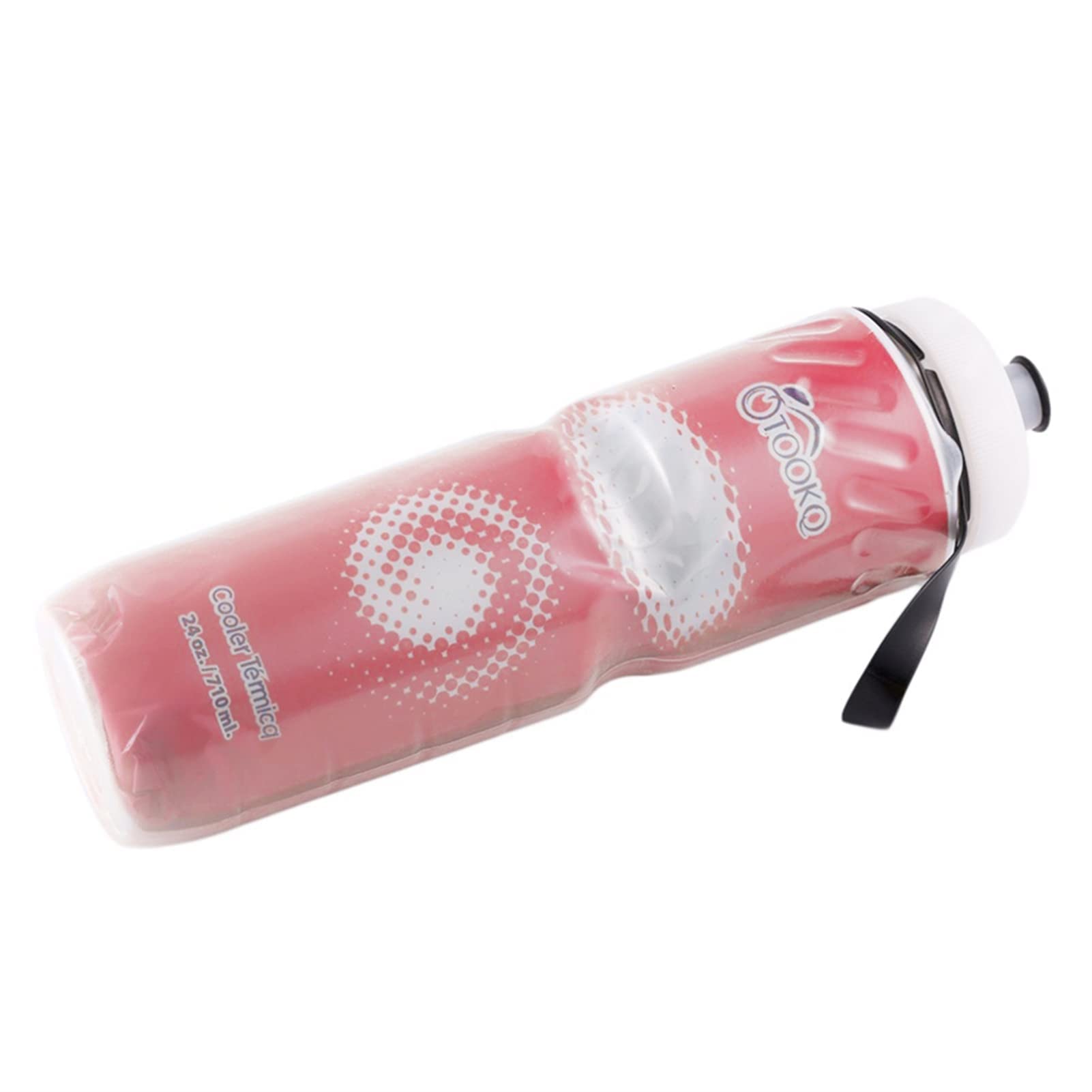 710ml Insulated Water Bottle for Cycling & Outdoor Sports - Leak Proof, BPA Free, Pink - Perfect for Hiking, Running, Gym & Bike Rides