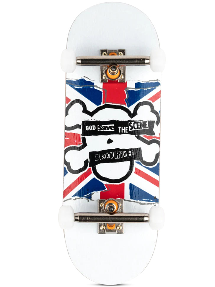 Blackriver Fingerboard Complete - Professional Finger Skateboard for Tricks & Training - Perfect for Skateboard Enthusiasts & Beginners - Great for Indoor Practice & Office Desk Fun