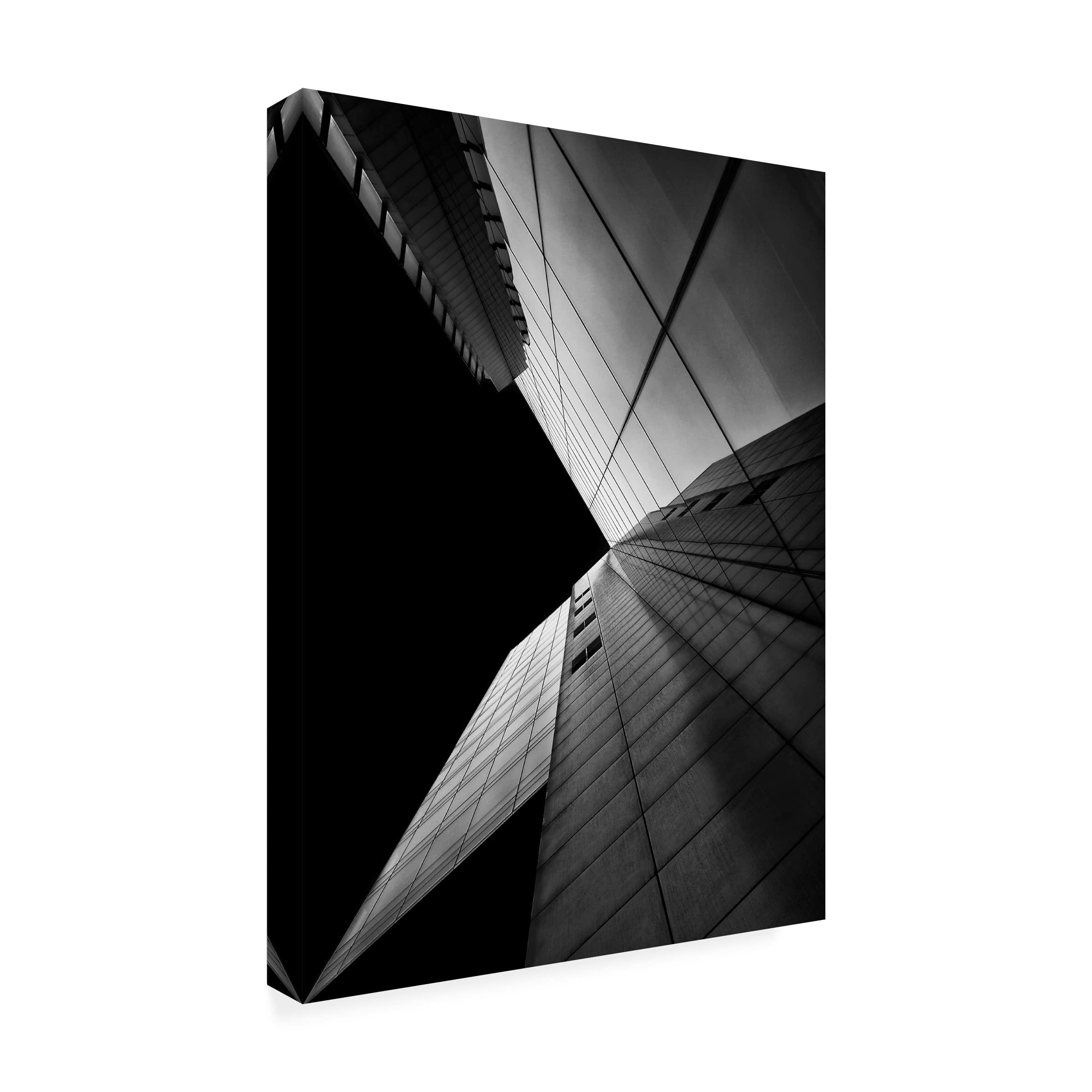 Trademark Fine Art 'Shapes Of Light' Canvas Wall Art by Yvette Depaepe - Modern Abstract Painting for Living Room, Bedroom & Office Decor