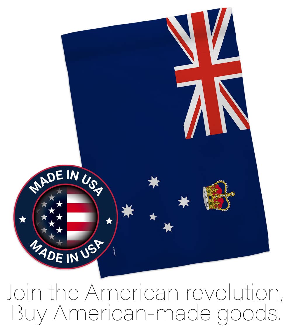 Australia Victoria House Flag - Double-Sided Decorative Banner for Garden, Yard & Home - Made in USA (28x40 Inches) - Perfect for Regional Pride, Outdoor Decor & Gifts
