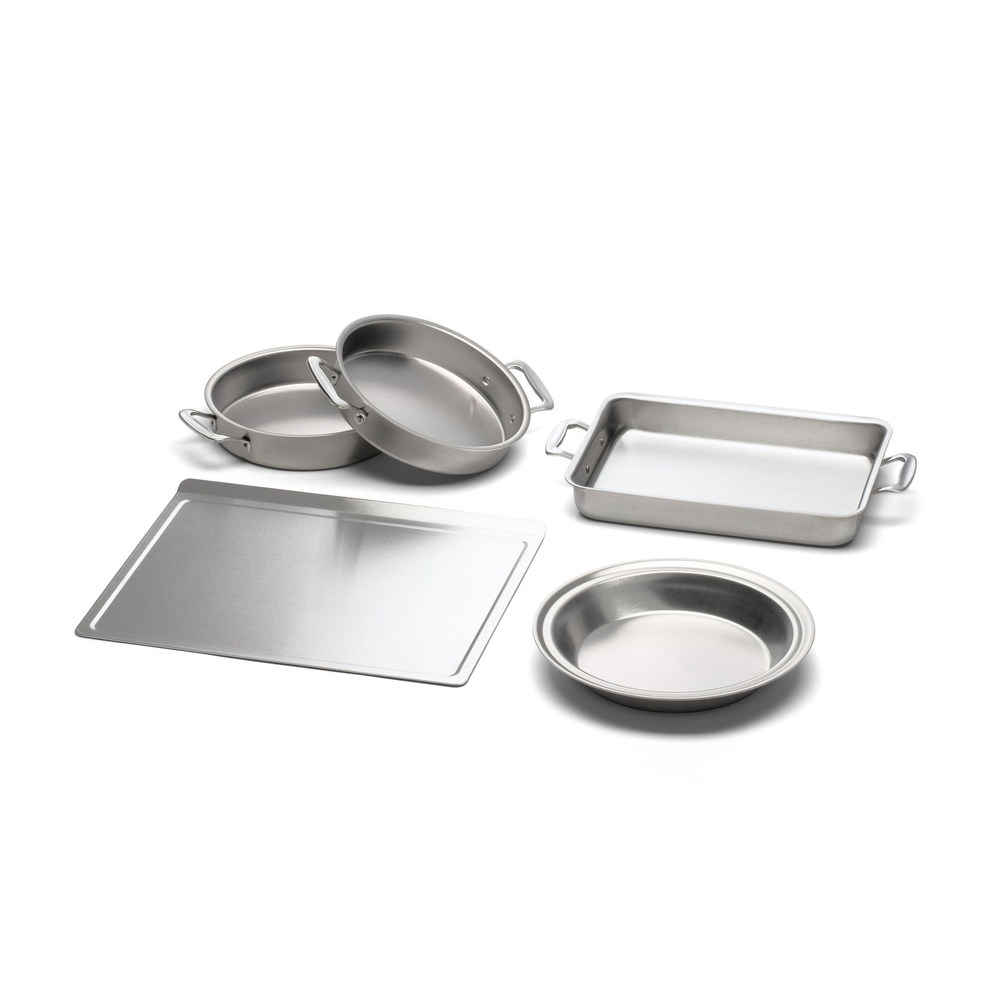 360° Non-Stick 5-Piece Bakeware Set for Baking Cakes, Cookies & Bread - Perfect for Home Bakers & Holiday Cooking