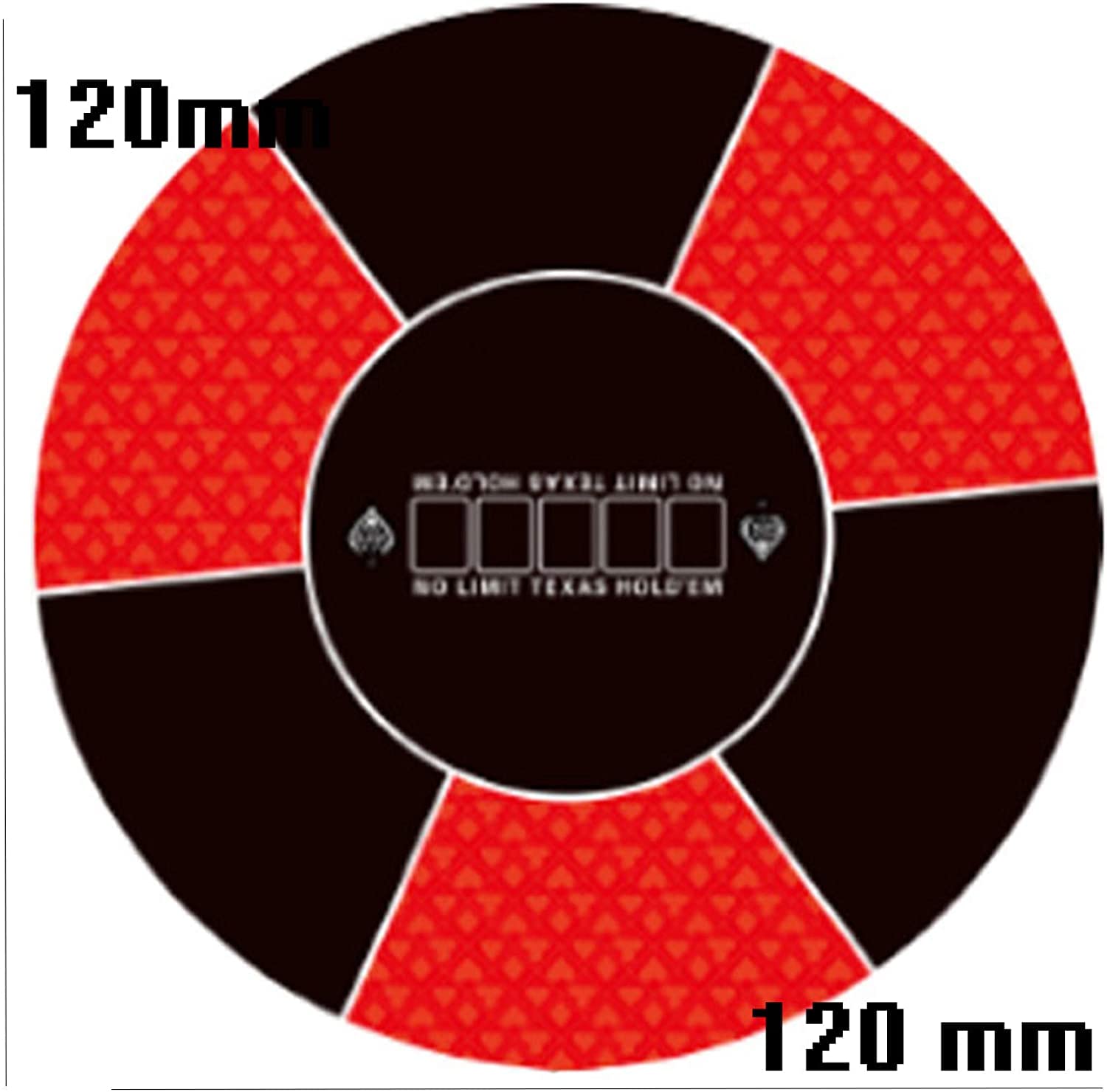 Premium 120cm Round Poker Table Mat - Folding Portable Poker Table Top with Carry Bag for Texas Hold'em & Casino Nights | Home Game, Party & Tournament Use