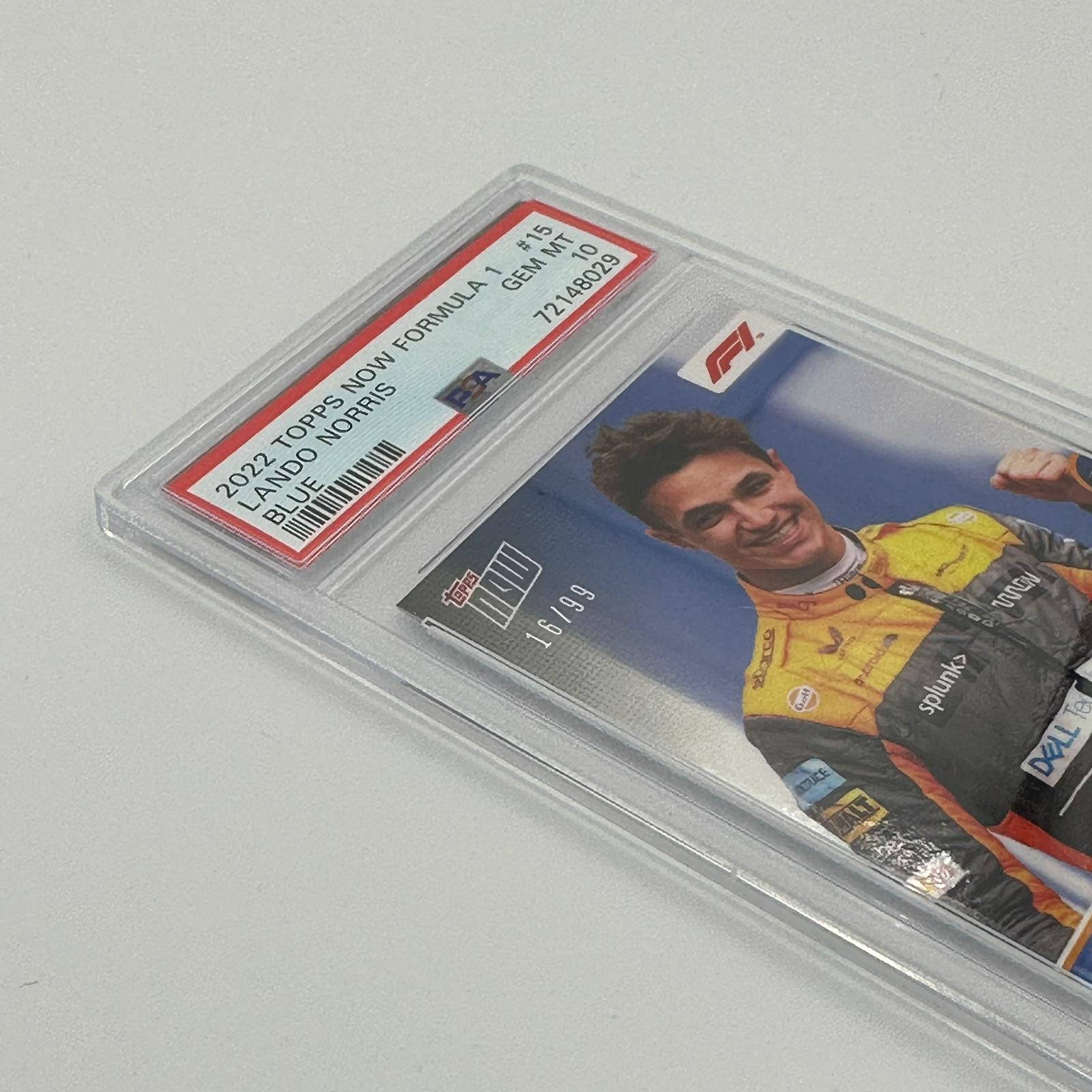 PSA 10 Graded 16/99 First Podium Of The Season #015 - Rare Sports Trading Card for Collectors & Investors | Perfect for Display, Trading, and Portfolio Growth