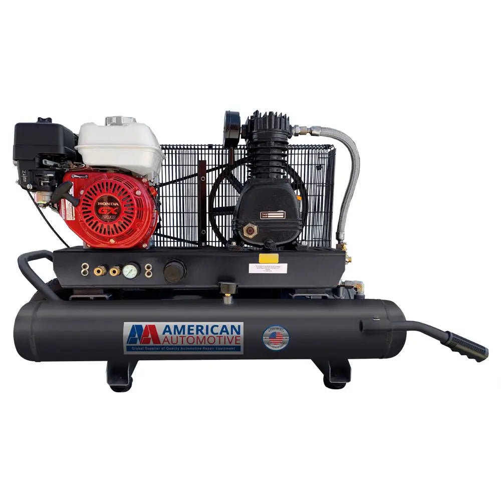 AA Portable Honda Engine Air Compressor - 5.5 HP, 10 Gallon (96 MB10H) - Ideal for Home Garage, Construction Sites & Automotive Repair