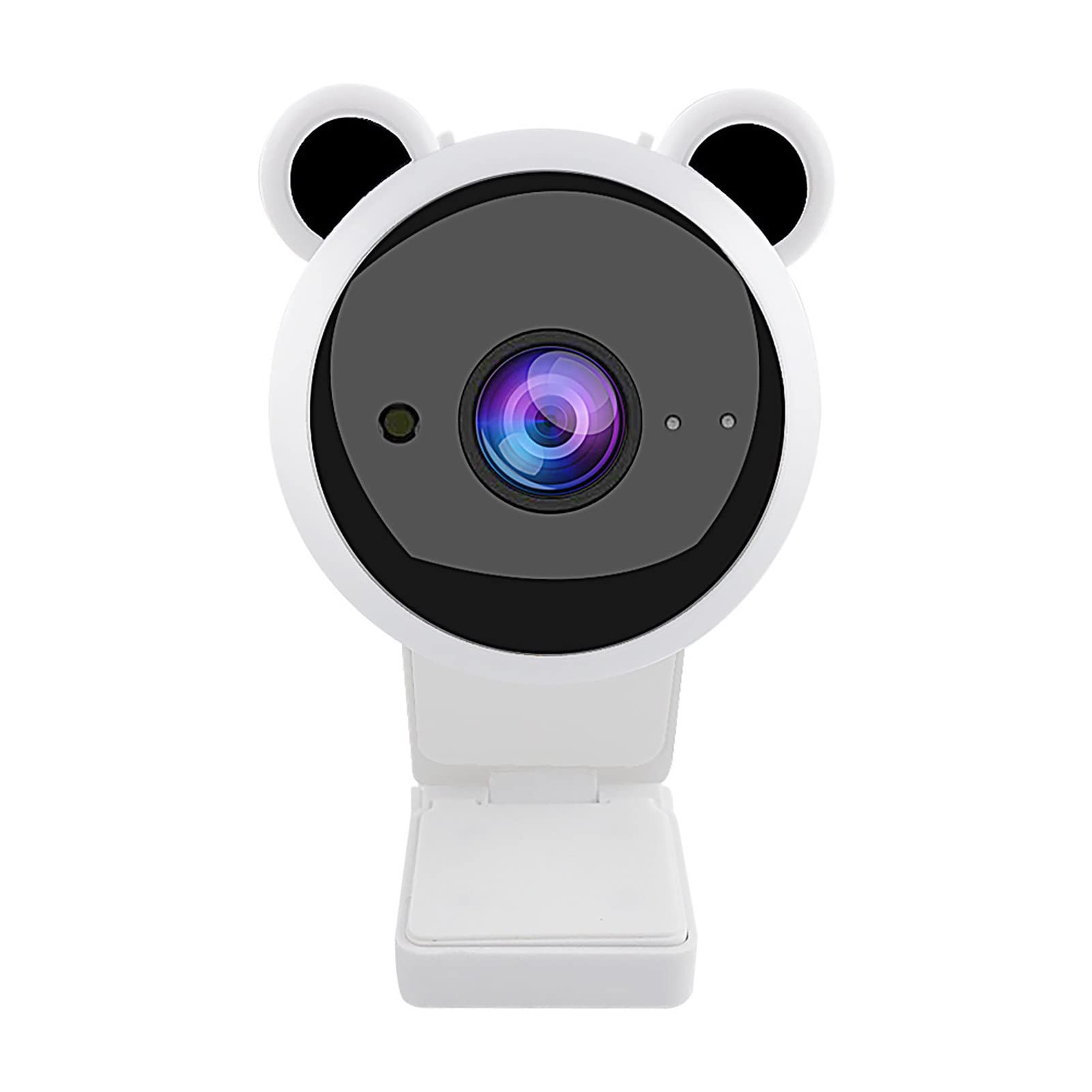 Hislaves 1080P HD Webcam with Cute Cartoon Design - ABS Material, High Clarity Digital Camera for Live Streaming, Video Calls & Online Classes | Perfect for Zoom, Skype, Gaming & Remote Work | Ideal for Home Office, Virtual Meetings, Online Teaching, YouTube Videos & Twitch Streaming | Great for Students, Professionals & Content Creators | Best for Home Office Setup, Online Learning, Video Conferencing & Content Creation