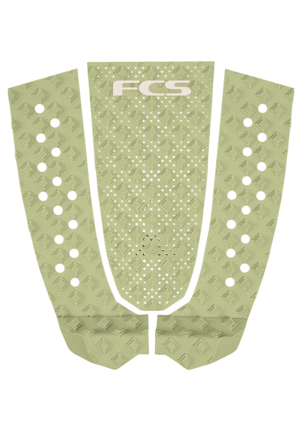 FCS T3 Eco Surfboard Tail Pad - Non-Slip Traction Pad for Shortboard & Fish Surfboards - Perfect for Surfing, Paddleboarding & Beach Sports
