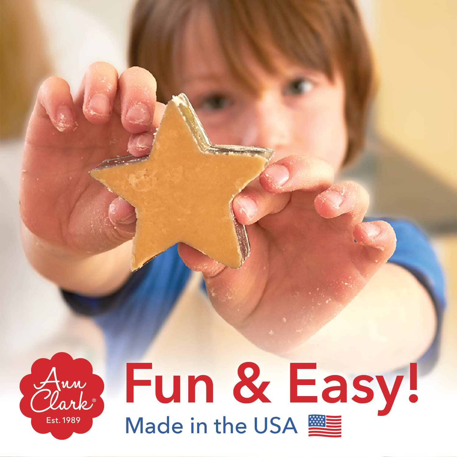 Ann Clark USA-Made Easter Cookie Cutters 5-Piece Set - Bunny, Egg, Cross & Lamb Shapes for Holiday Baking & Decorating | Perfect for Easter Treats, Party Favors & DIY Crafts
