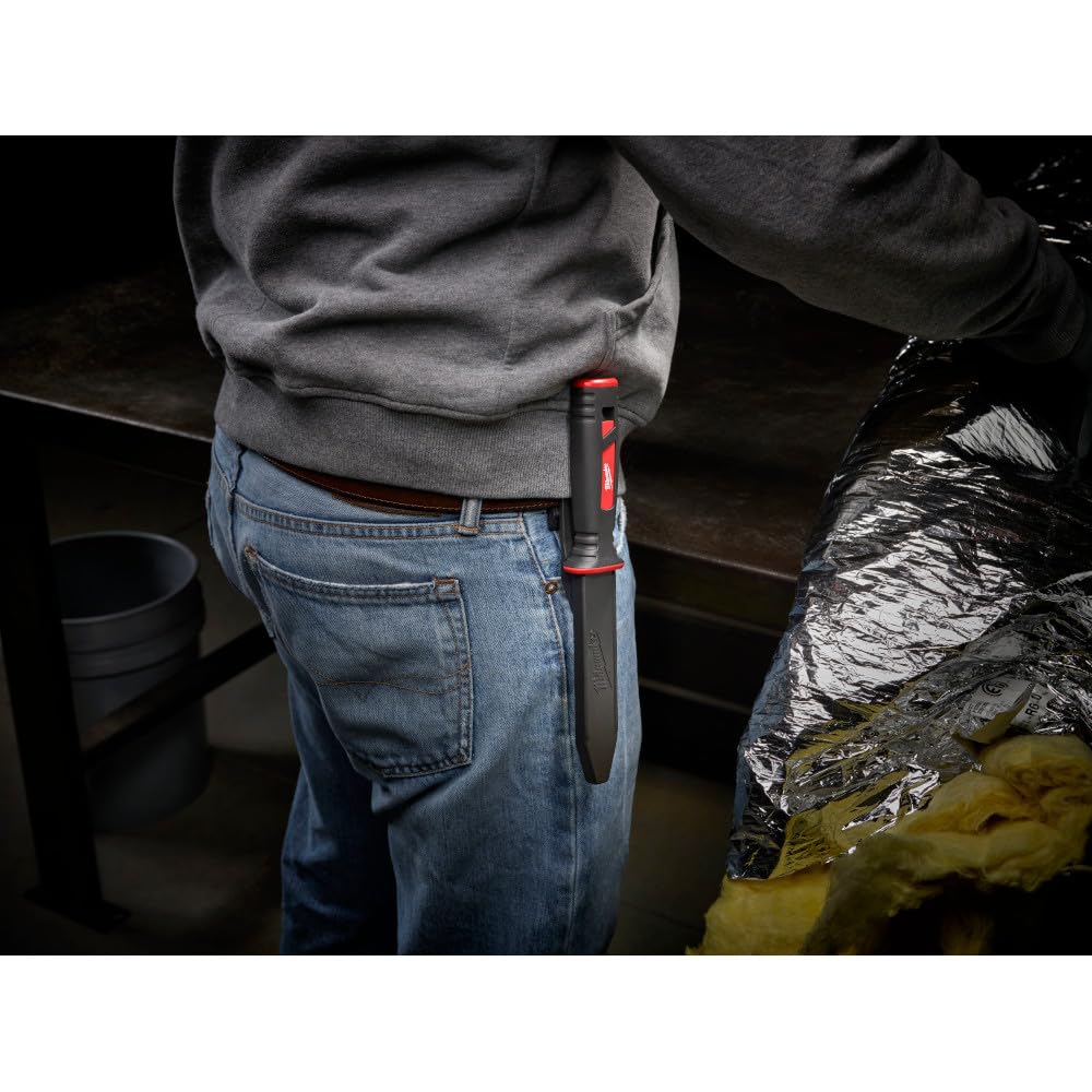 Milwaukee 48-22-1920 Heavy Duty Duct Knife - Professional HVAC & Construction Utility Blade for Cutting Drywall, Insulation & Ductwork