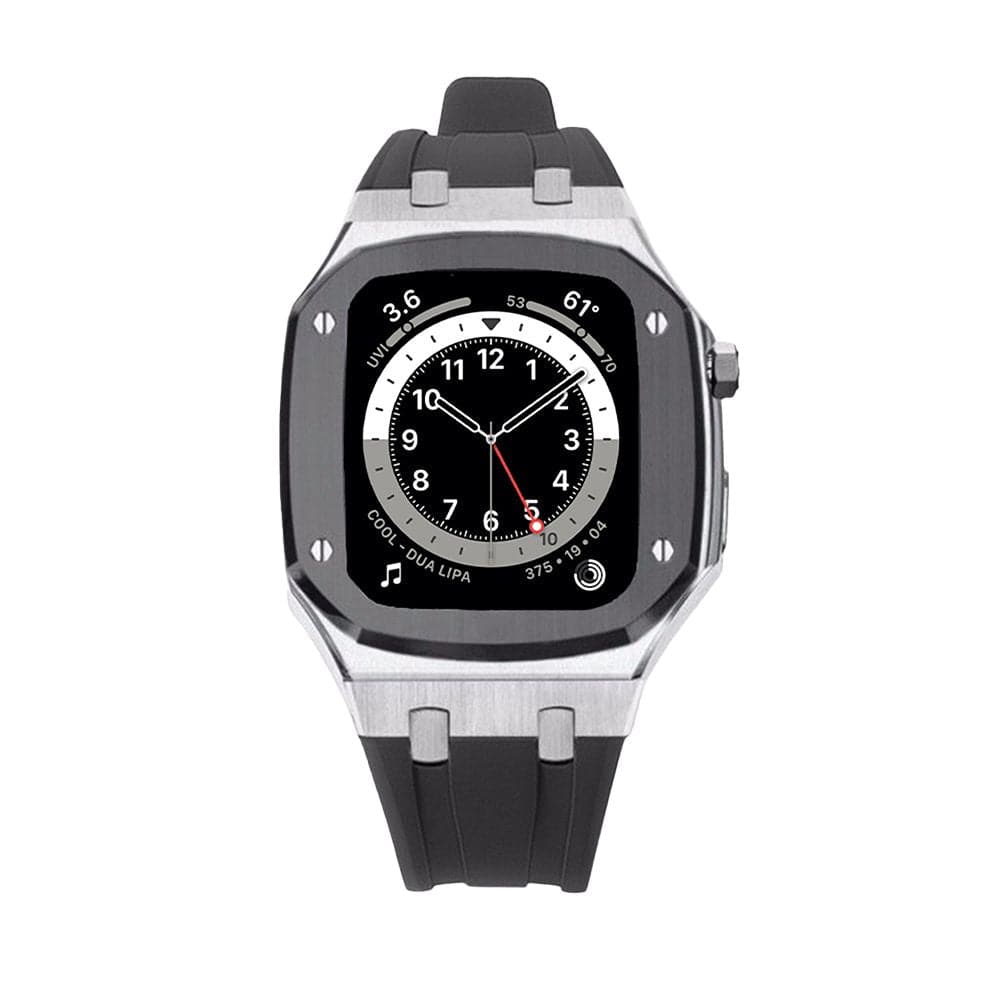 Durable Apple Watch Rubber Case for iWatch Series 6/7 - Shockproof Protective Cover for Outdoor Sports & Daily Use