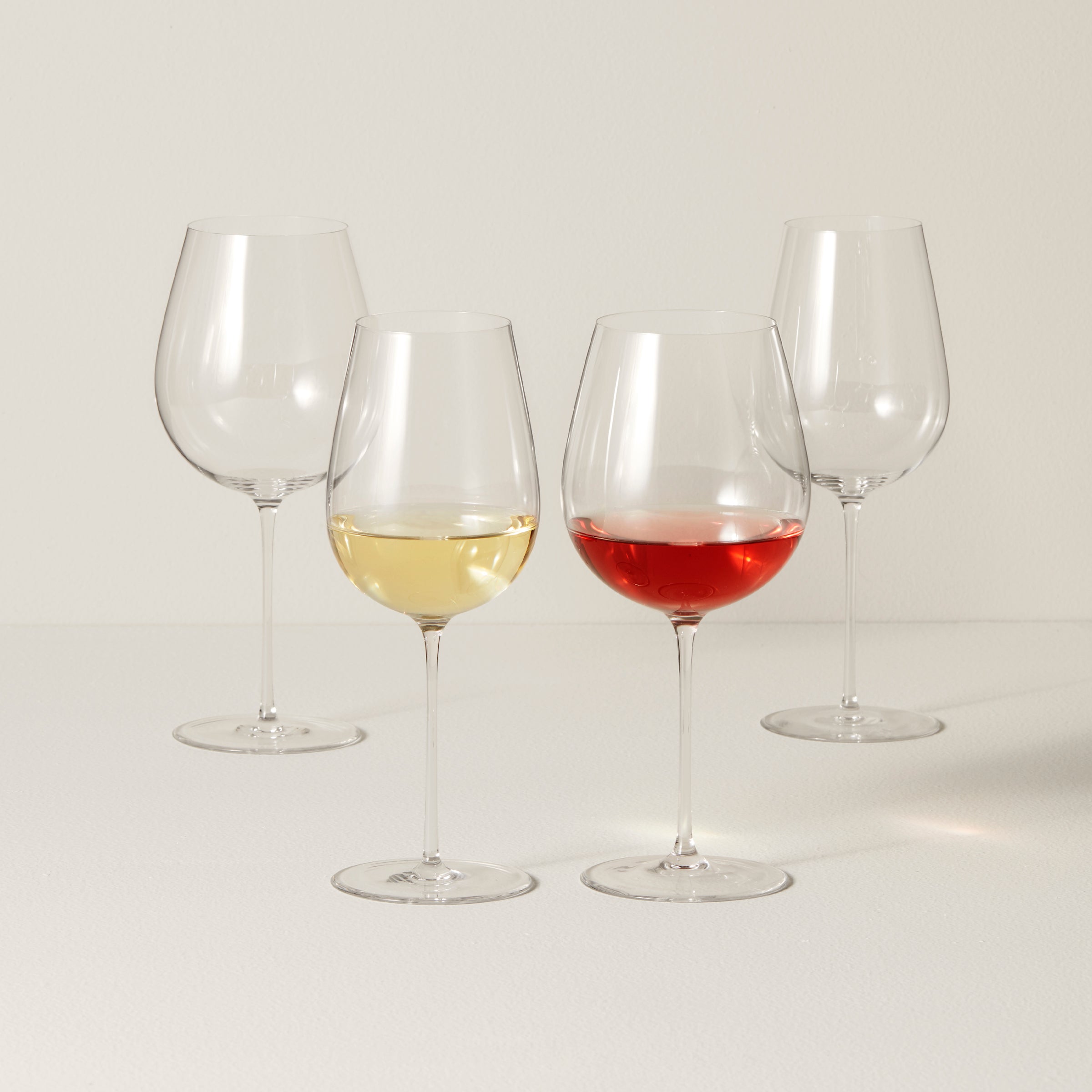 Premium Tuscany Signature Series Wine Glasses Set - Elegant Stemware for Warm & Cool Climate Wines - Perfect for Red, White & Sparkling Wines - Ideal for Dinner Parties, Wine Tasting & Romantic Evenings