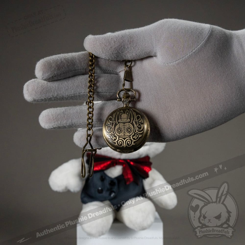Victorian McGee's White Rabbit Plush Toy - Soft & Cuddly Stuffed Animal for Kids, Collectors & Home Decor | Perfect Gift for Birthdays, Christmas & Nursery Decorations