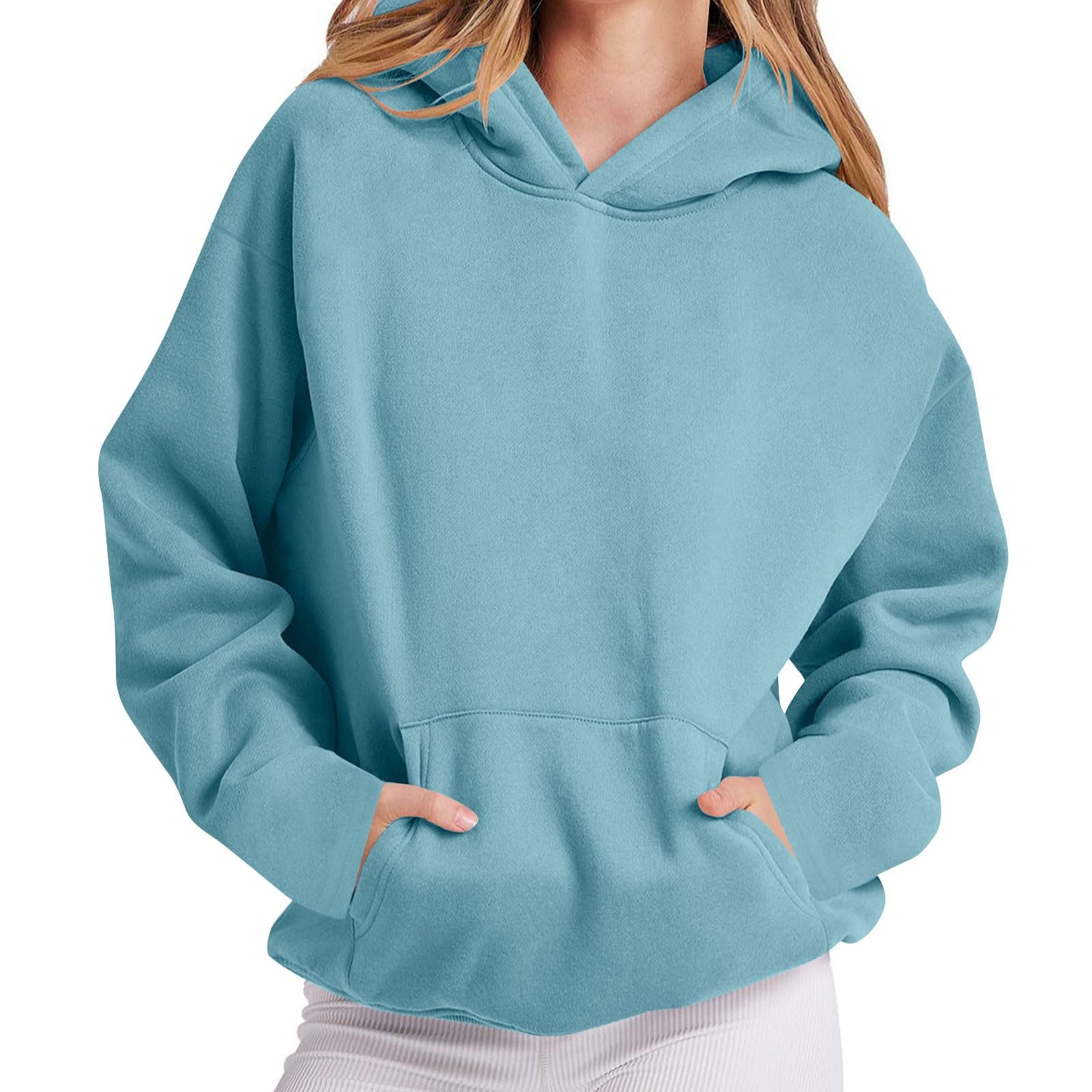Women's Oversized Fleece Hoodies 2024 - Long Sleeve Pullover Sweatshirts for Fall & Winter | Cozy Loungewear, Casual Outfits & Streetwear Fashion