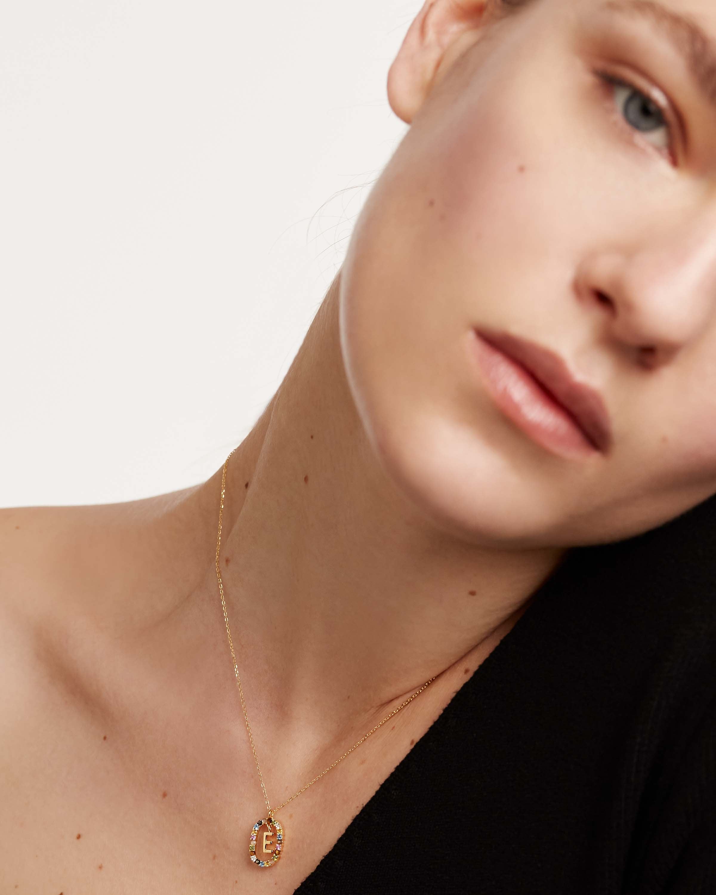 Elegant Letter E Necklace - Sterling Silver Initial Pendant for Women - Perfect for Gifts, Everyday Wear & Special Occasions