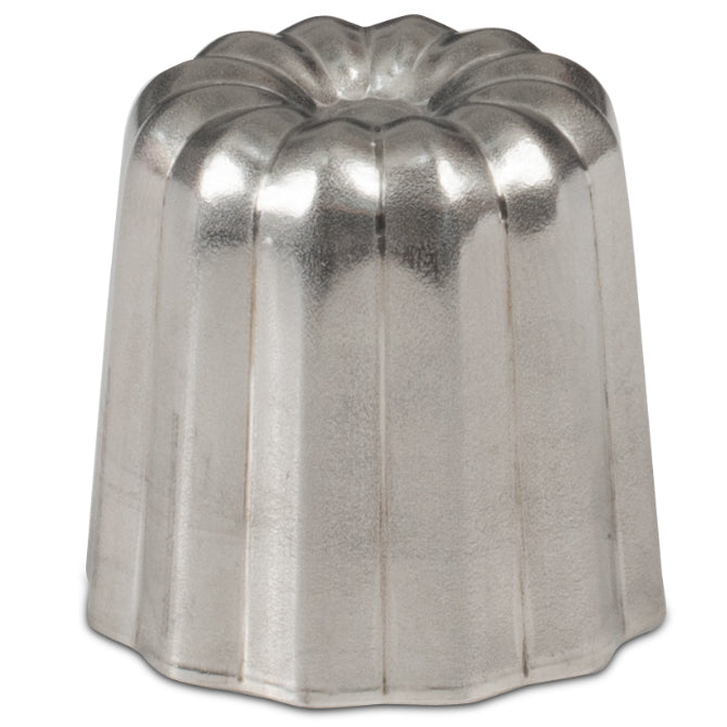 Premium Stainless Steel Cannele Mold - Professional French Pastry Baking Tool for Home & Commercial Kitchens | Perfect for Cannele de Bordeaux, Mini Cakes & Desserts