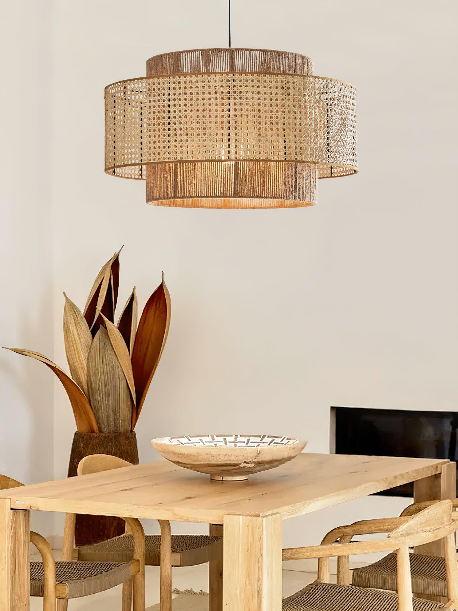 Modern Concentric Pendant Light Fixture - Sleek Geometric Design for Dining Room, Kitchen Island & Living Room Lighting