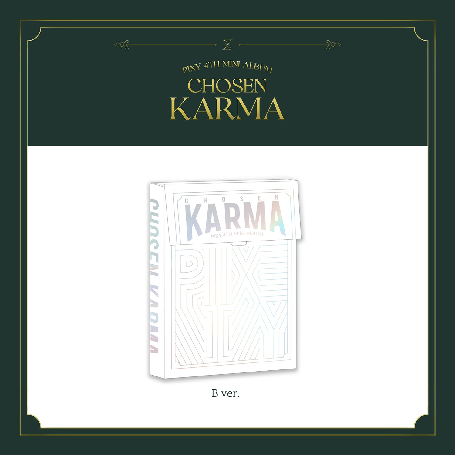 PIXY 4TH MINI ALBUM 'CHOSEN KARMA' - K-Pop Music CD for Fans | Perfect for Collectors & Gift Giving | Enjoy at Home, Parties & K-Pop Events